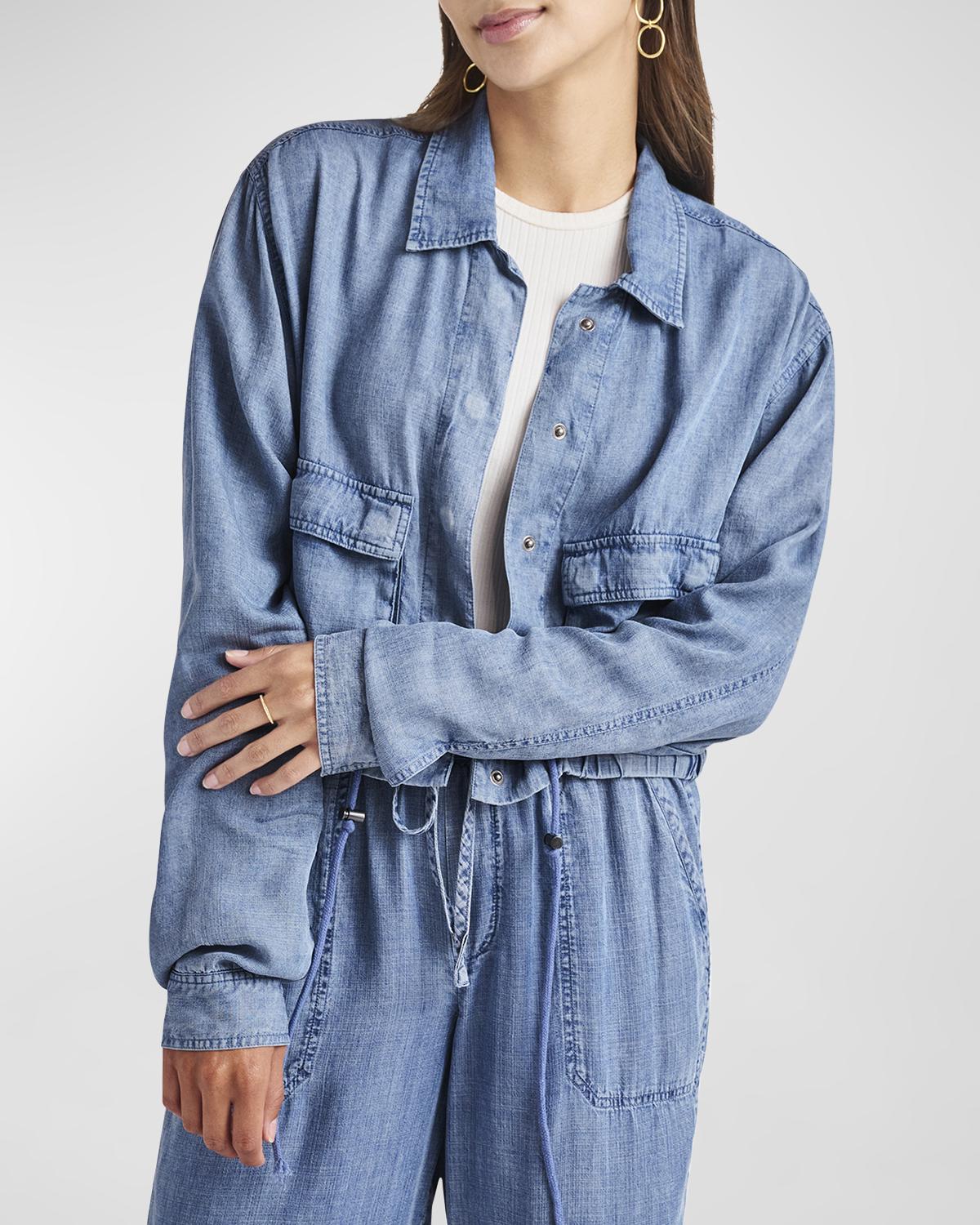 Splendid Breck Denim Jacket In Indigo