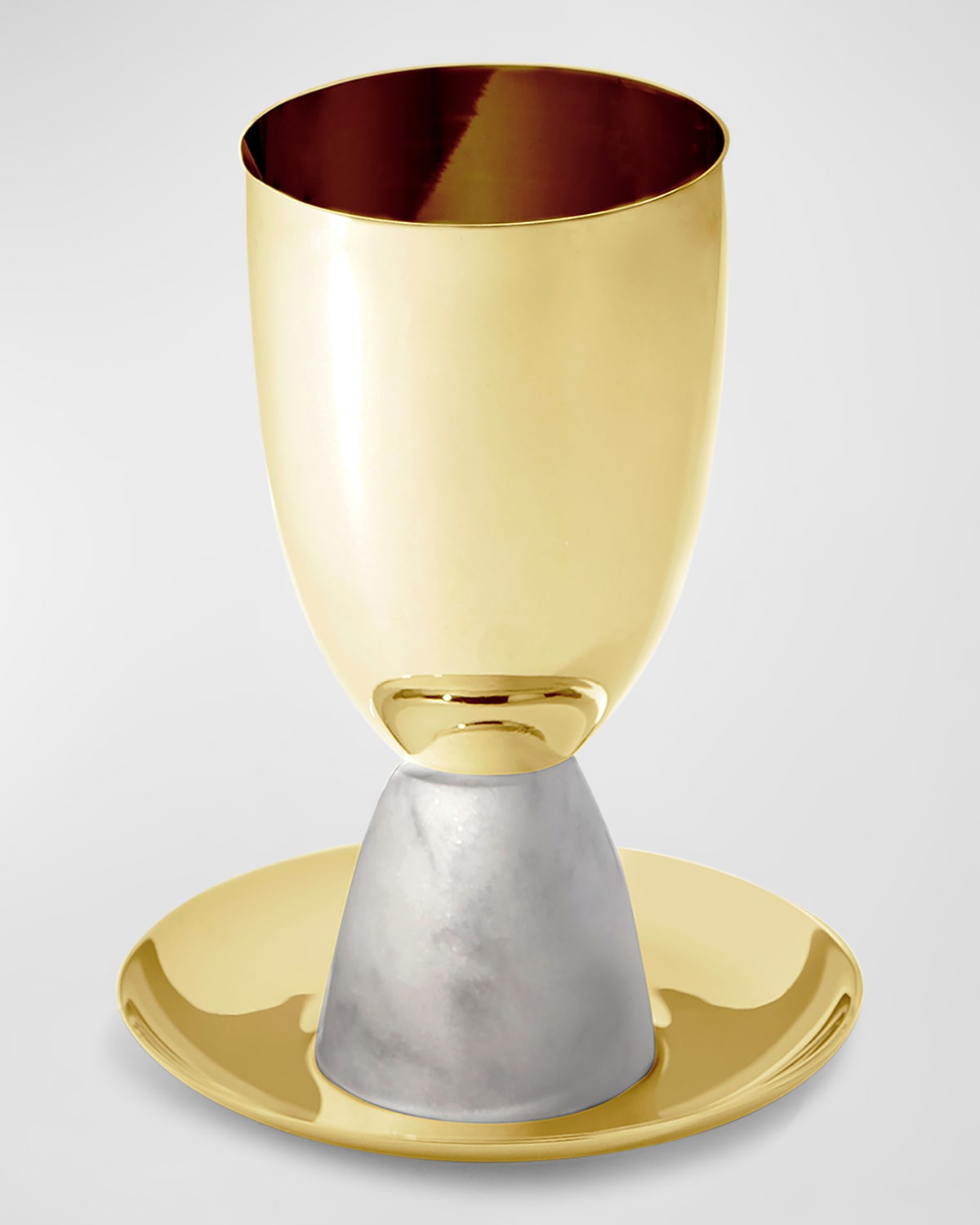 Shop Anna New York Coluna Kiddush Cup In Marble And Gold