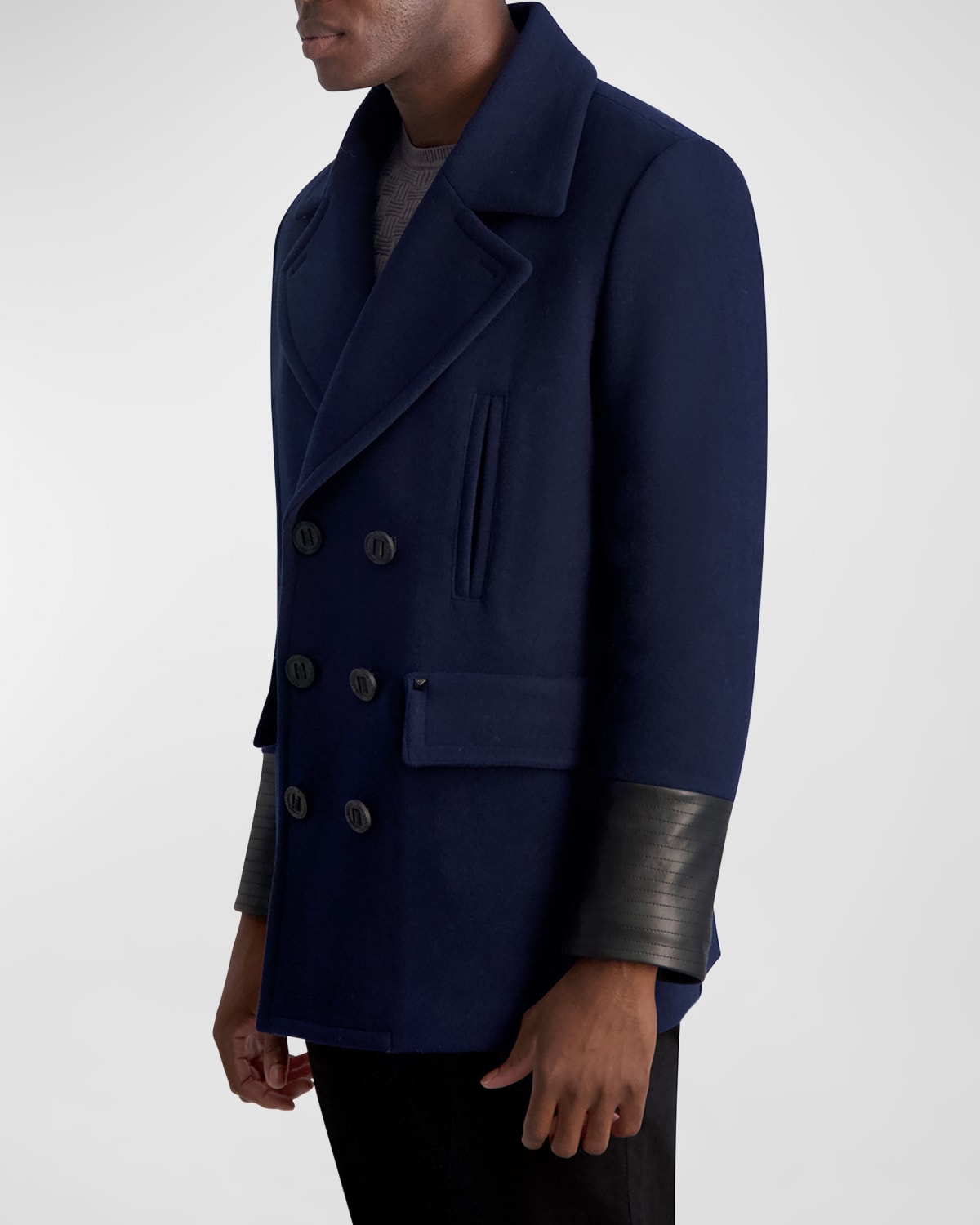 Karl lagerfeld peacoat hot sale