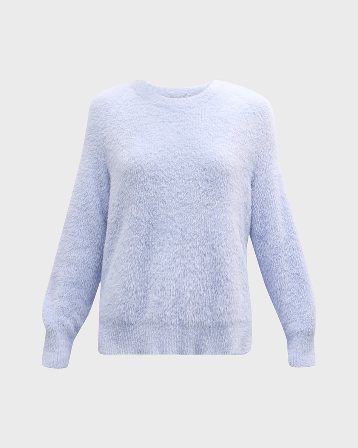 Crewneck Feather Knit Sweater