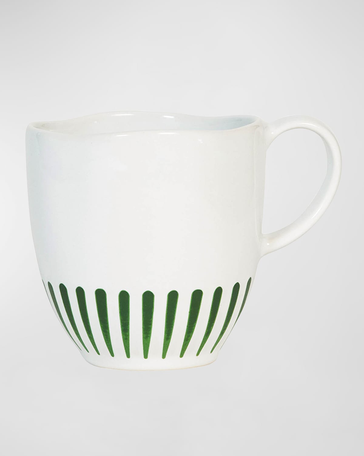 Juliska Sitio Stripe Basil Mug In Basil
