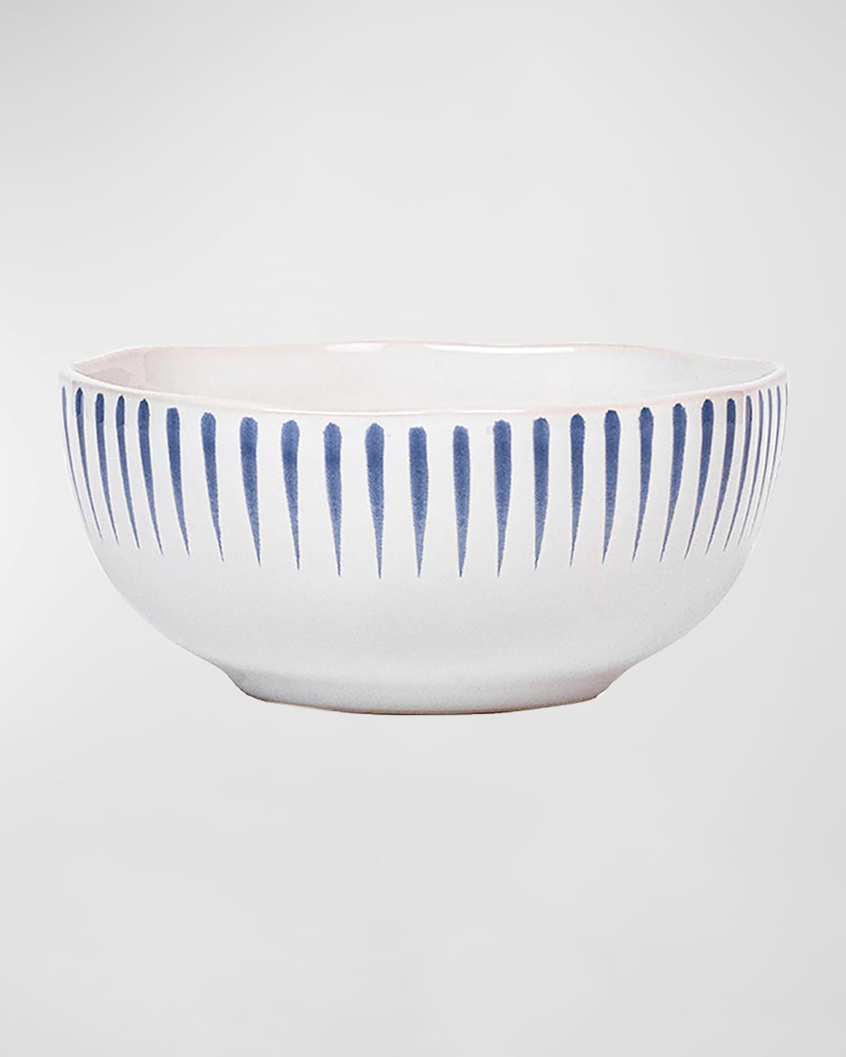 Juliska Sitio Stripe Delft Blue Cereal/ice Cream Bowl