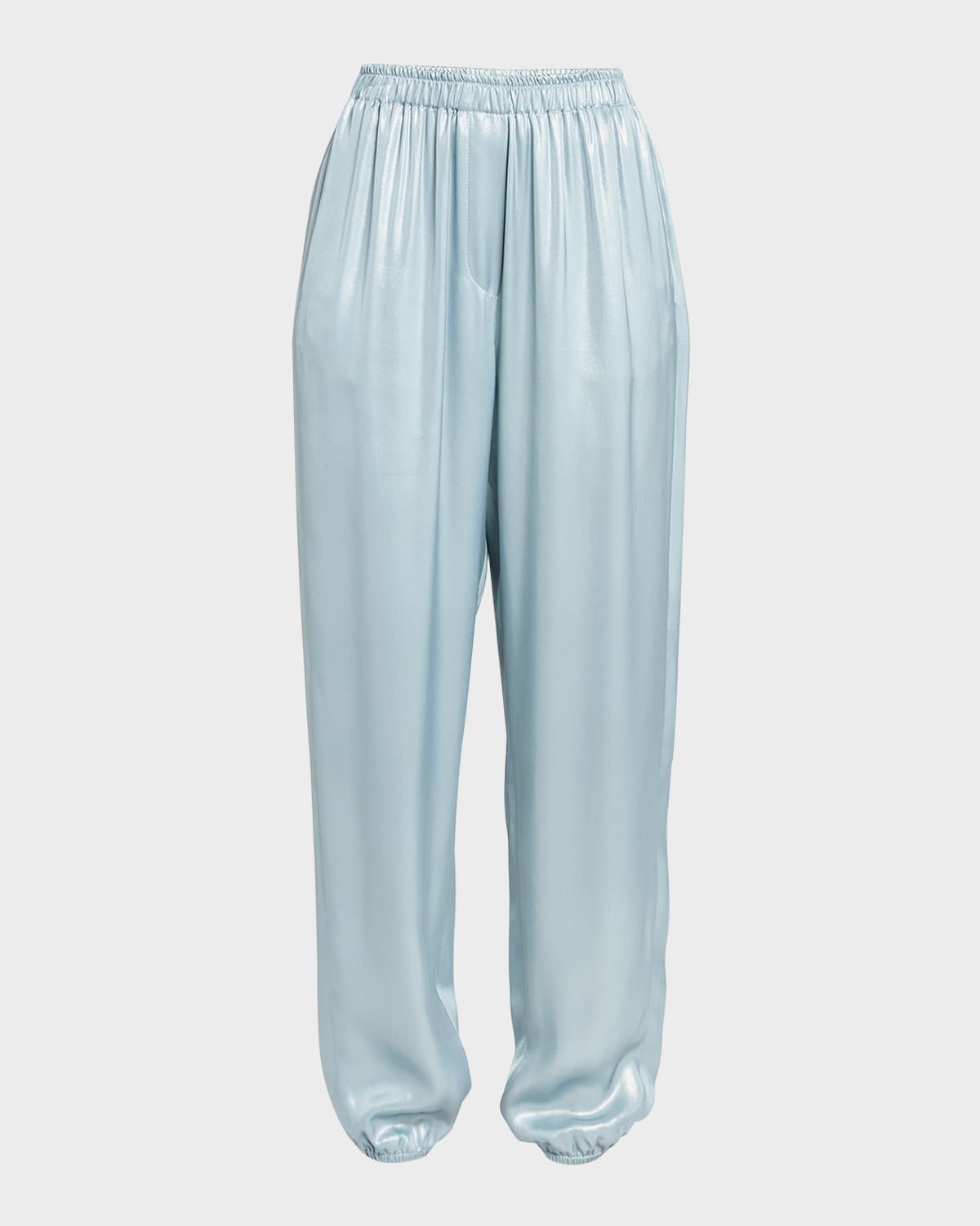 Zara satin joggers sale