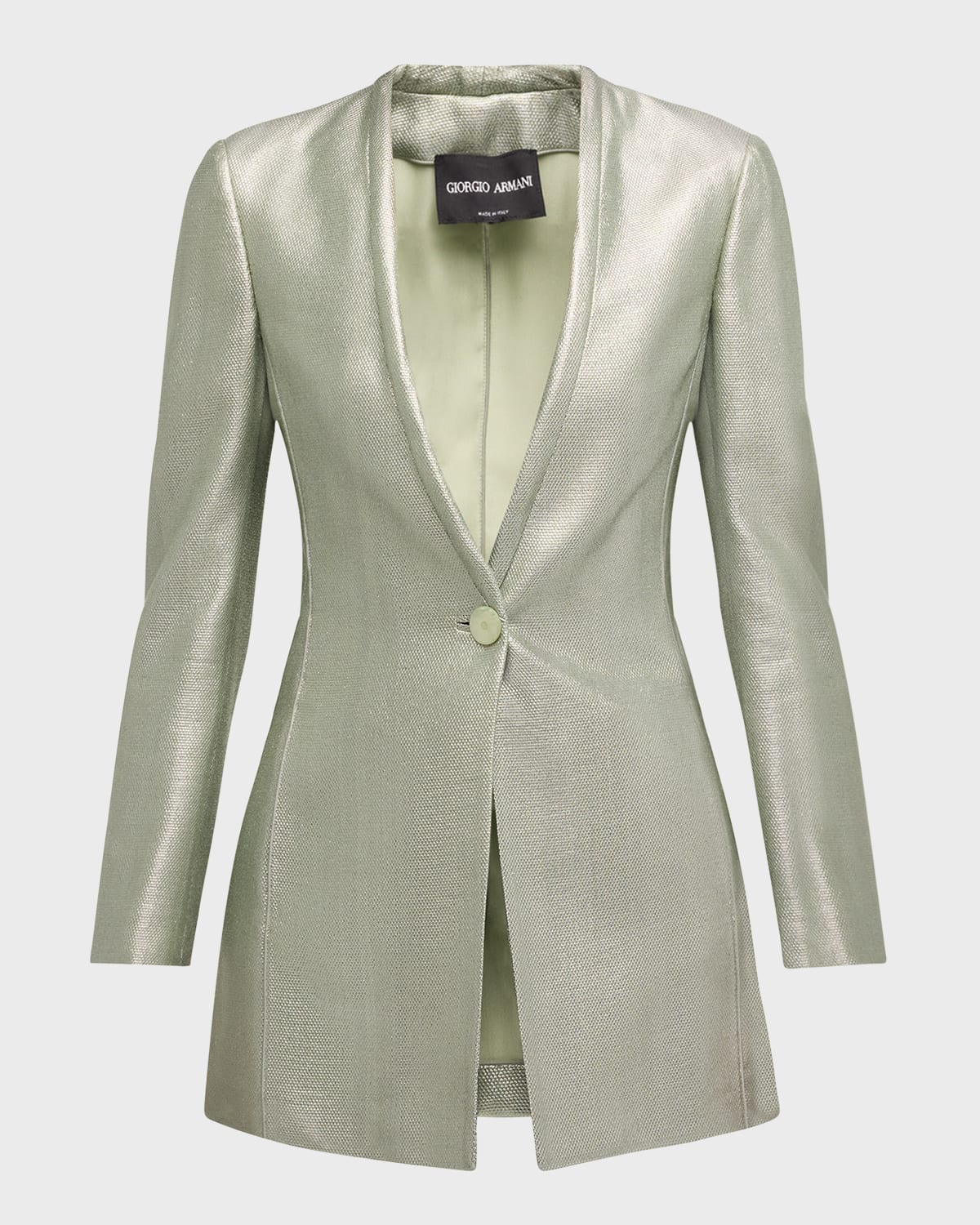 Viscose Textured Metallic Jacket