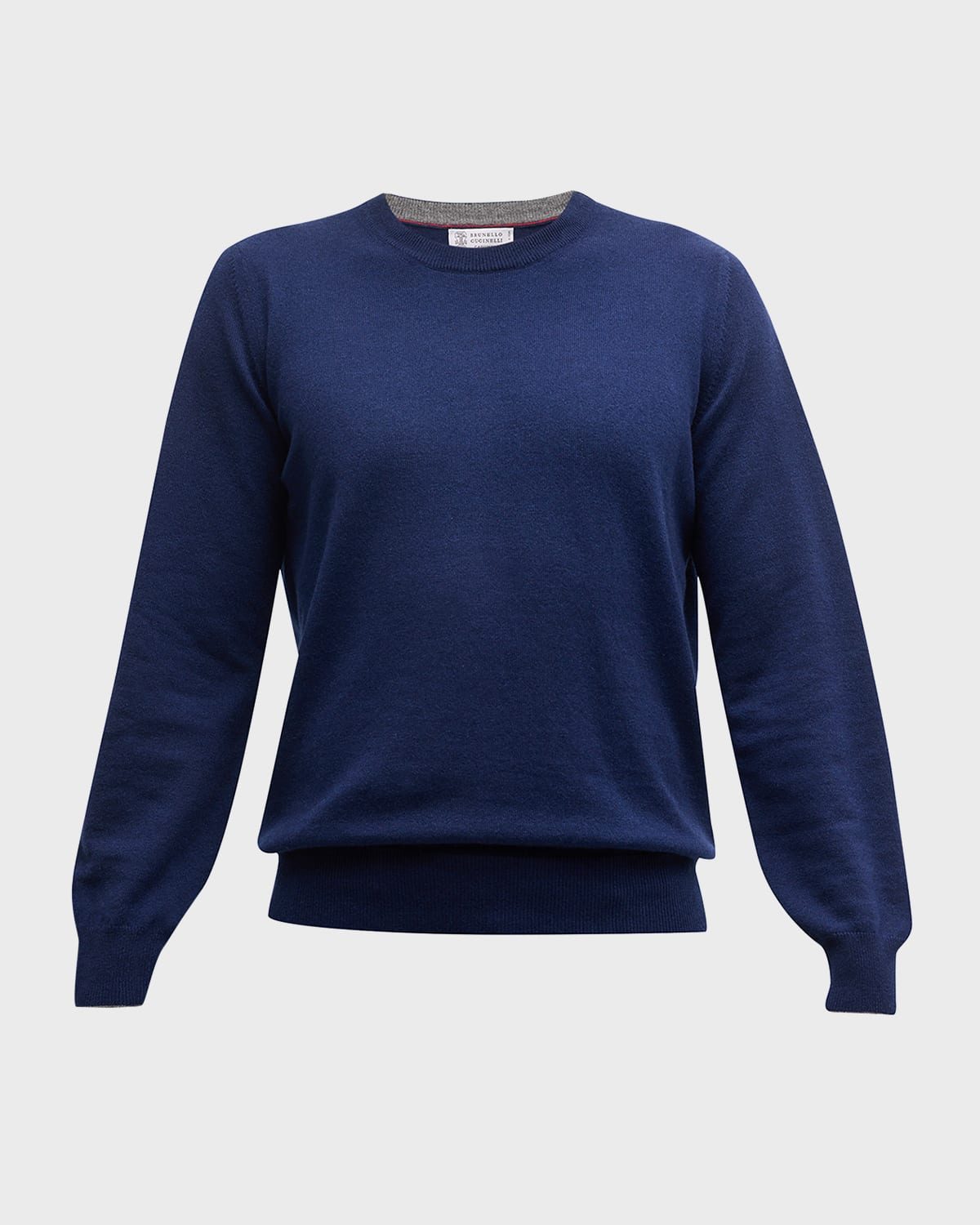 Brunello Cucinelli Virgin Wool-cashmere Crew Neck Jumper In Cl598 Cl598
