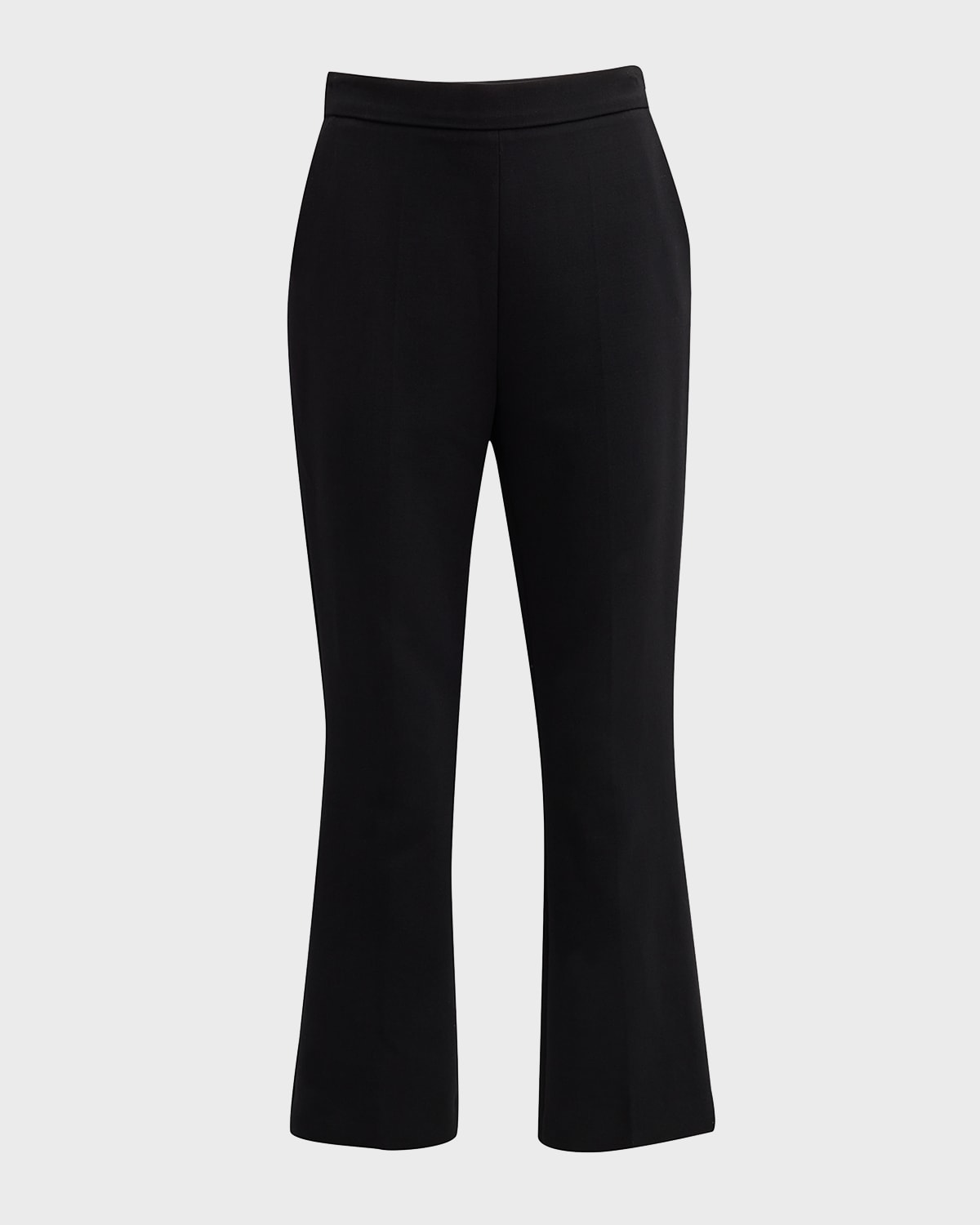 Shop Max Mara Nepeta High-rise Kick Flare Pants In Black