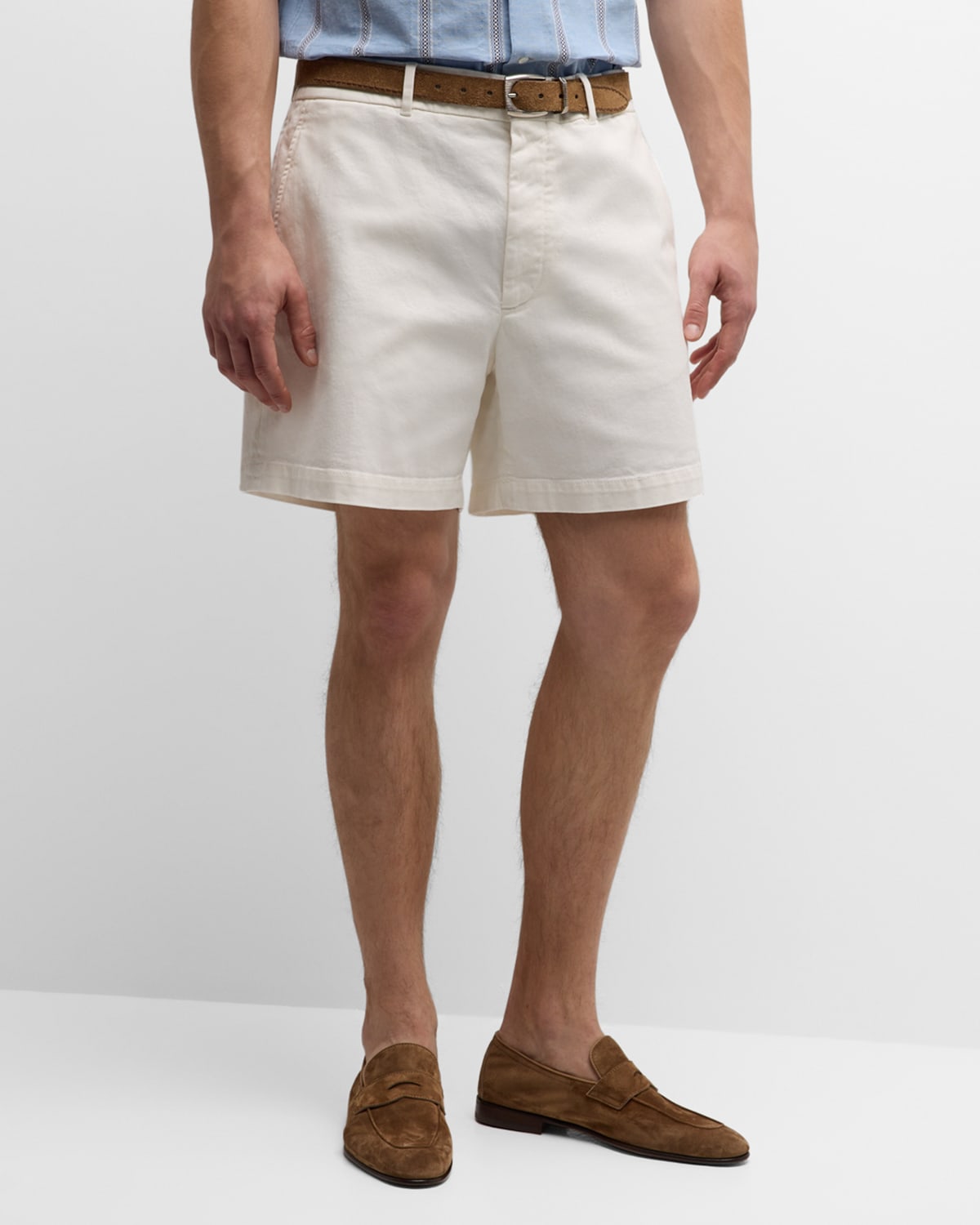 Men's Dyed Denim Bermuda Shorts