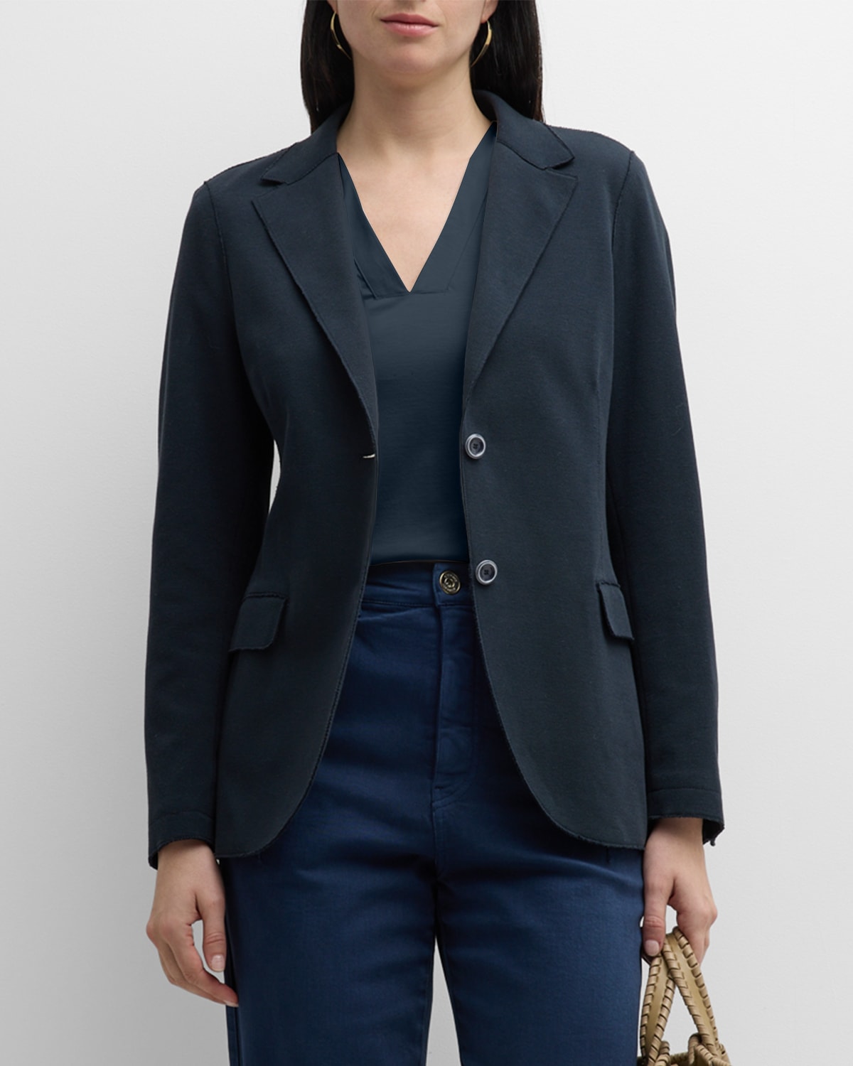Eleventy Double-vented Single-breasted Blazer In New Blue