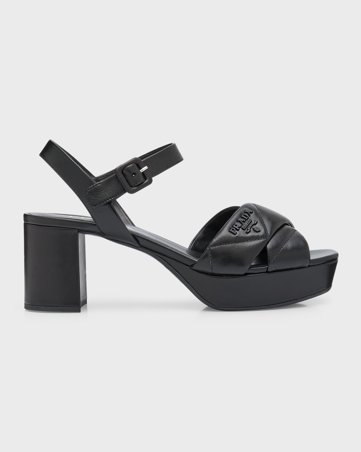 Prada quarter strap platform 2024 sandal