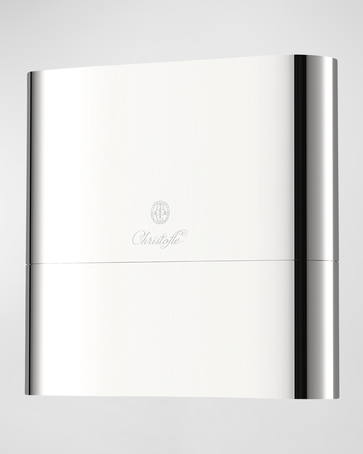 Christofle Concorde Stainless Steel Case In Metallic
