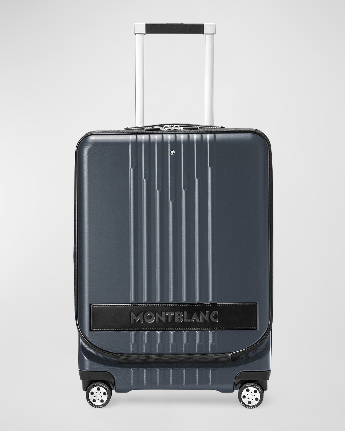 Montblanc Men s MY4810 Cabin Trolley Carry On Luggage with Front Pocket Smart Closet