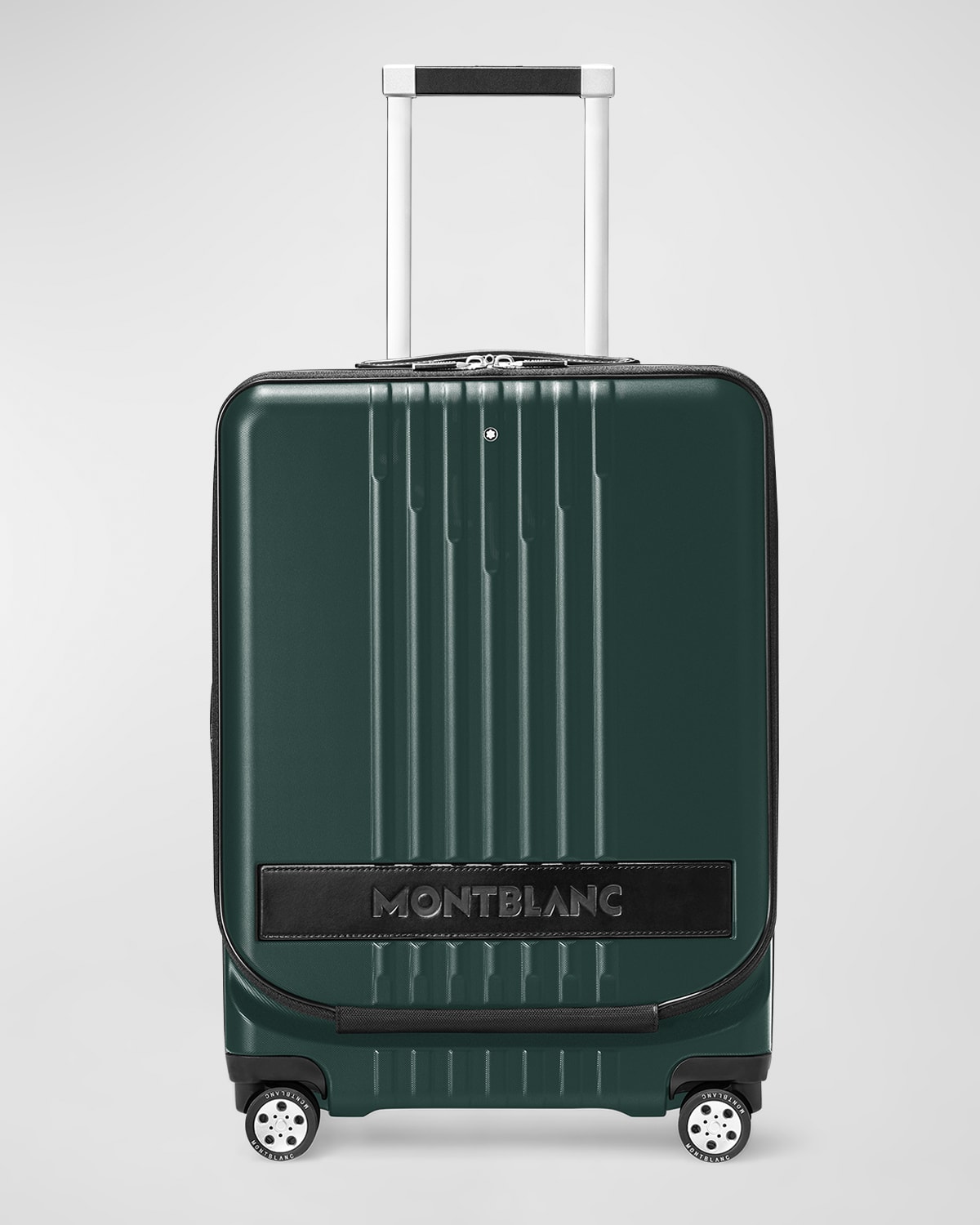 Montblanc Men s MY4810 Cabin Trolley Carry On Luggage with Front Pocket Smart Closet