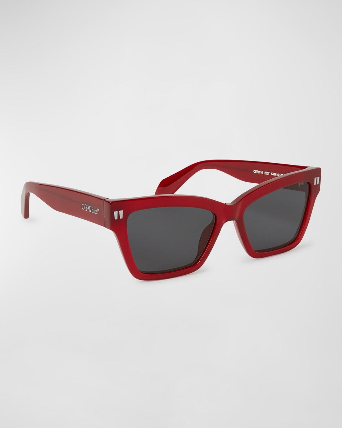 Off-white Cincinnati Acetate Cat-eye Sunglasses In Red