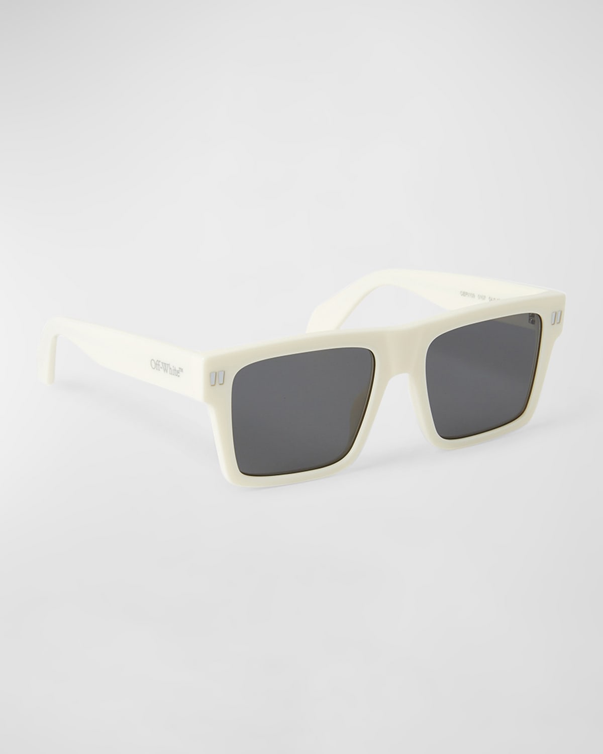 Off-white Lawton Acetate Square Sunglasses In White