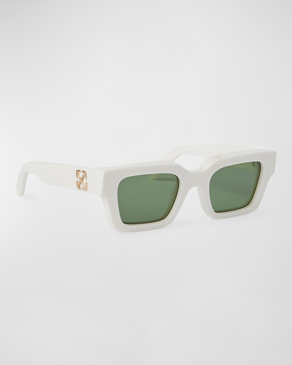 Off-white Virgil Acetate Square Sunglasses In White