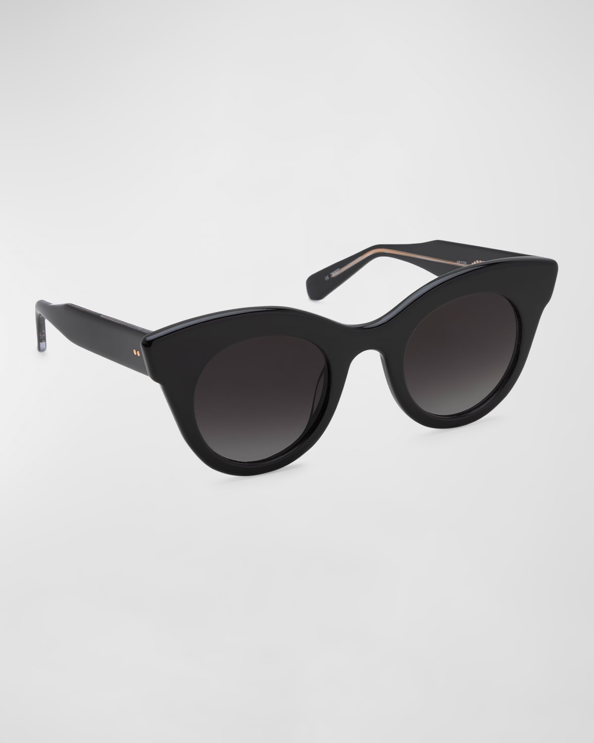 Olivia Rounded Acetate Cat-Eye Sunglasses