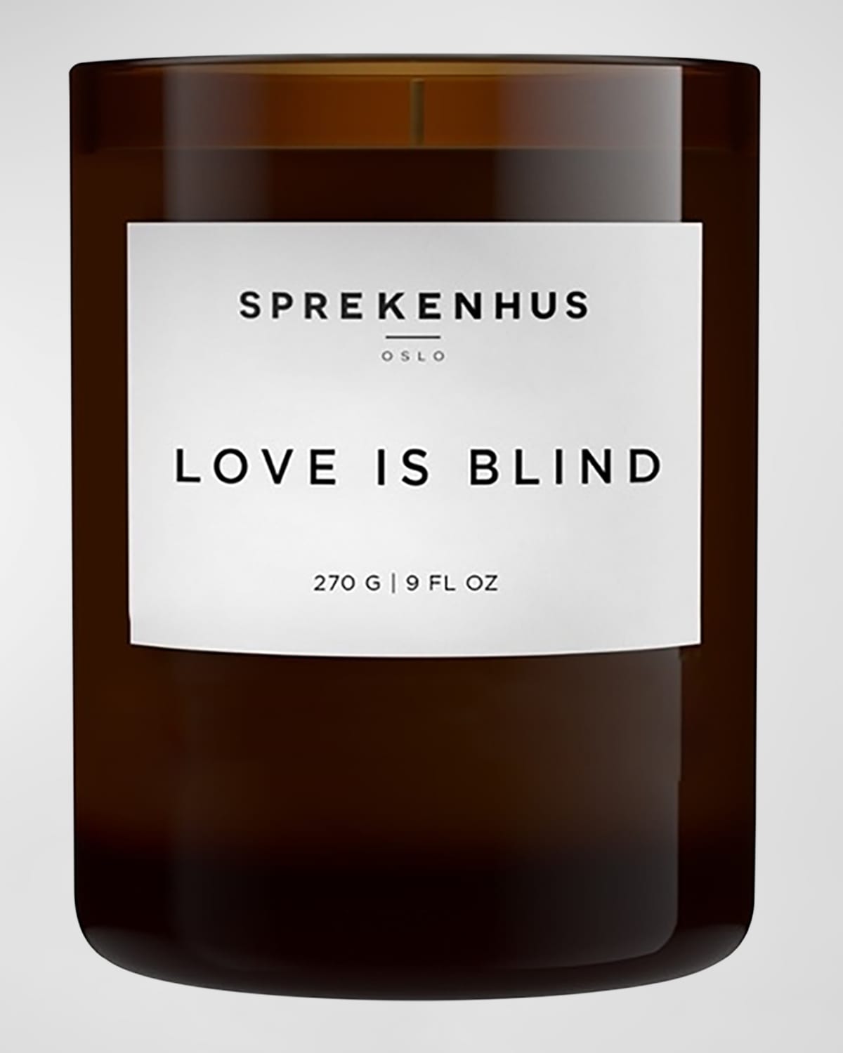 Sprekenhus Love Is Blind Fragranced Candle, 280 G In Brown