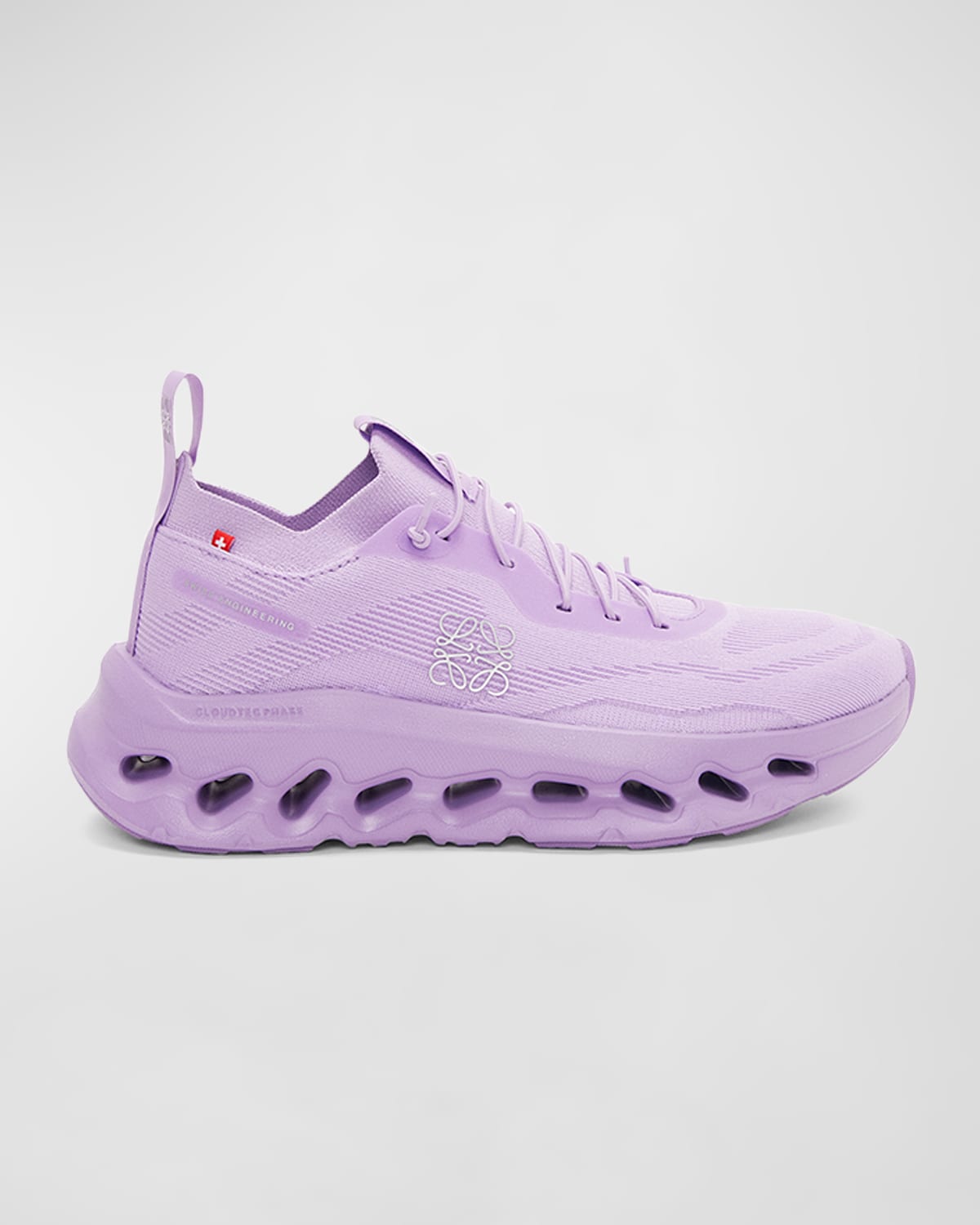 Shop Loewe X On Cloudtilt Embellished Spandex Sneakers In Purple Rose