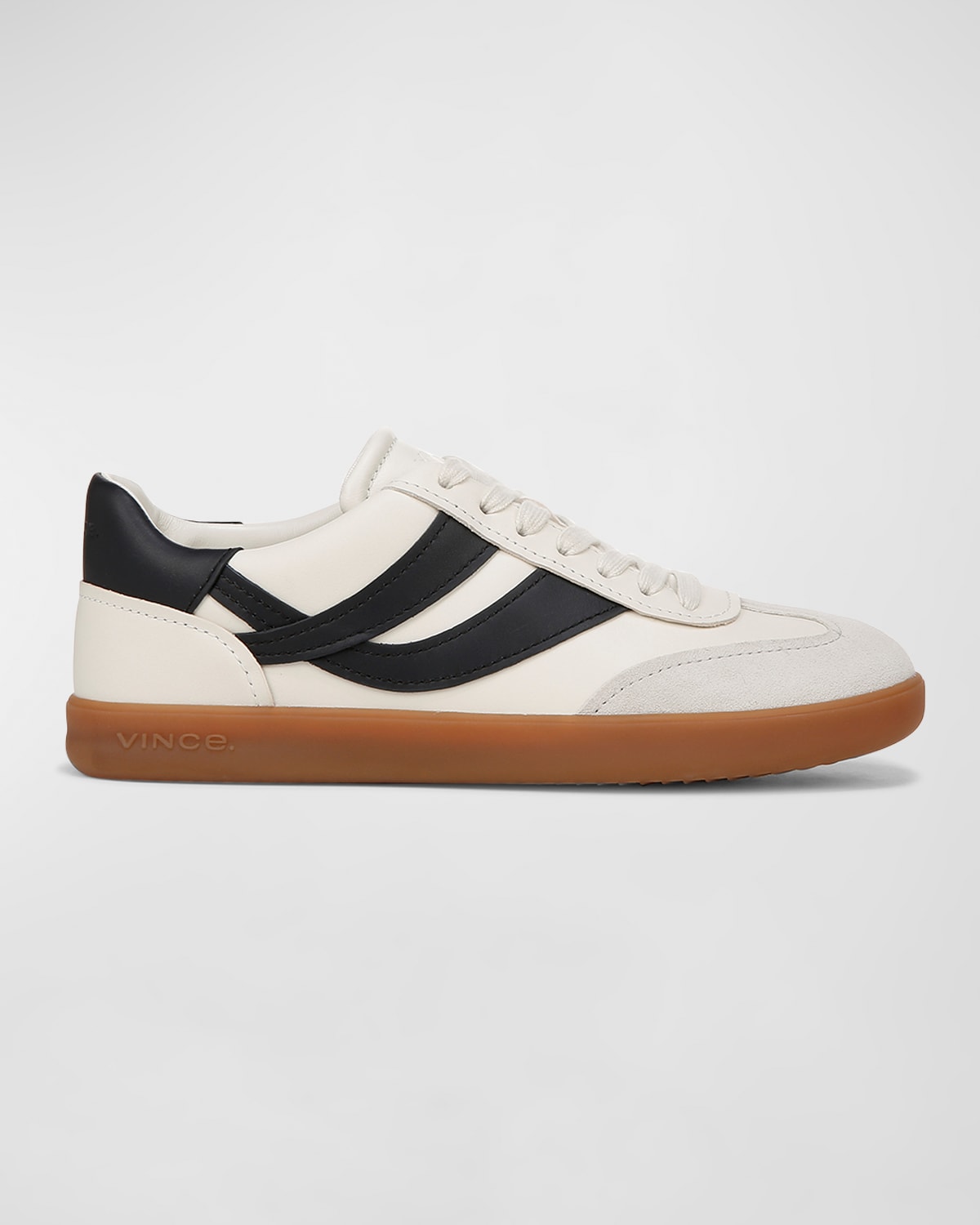 Oasis Mixed Leather Retro Sneakers