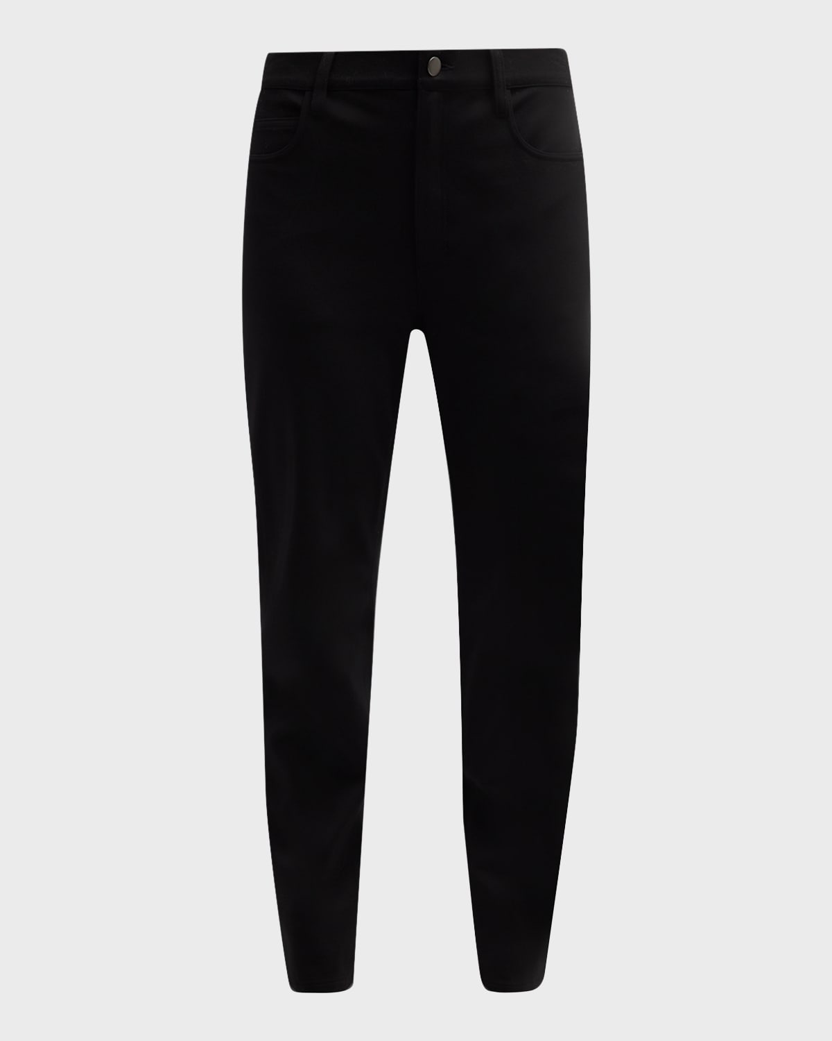 Eileen Fisher High-rise Flex Ponte Skinny Pants In Black