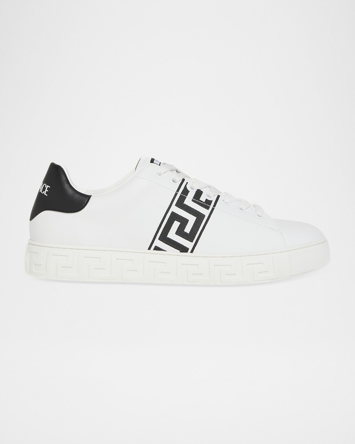 Versace Greca Low-top Sneakers In White
