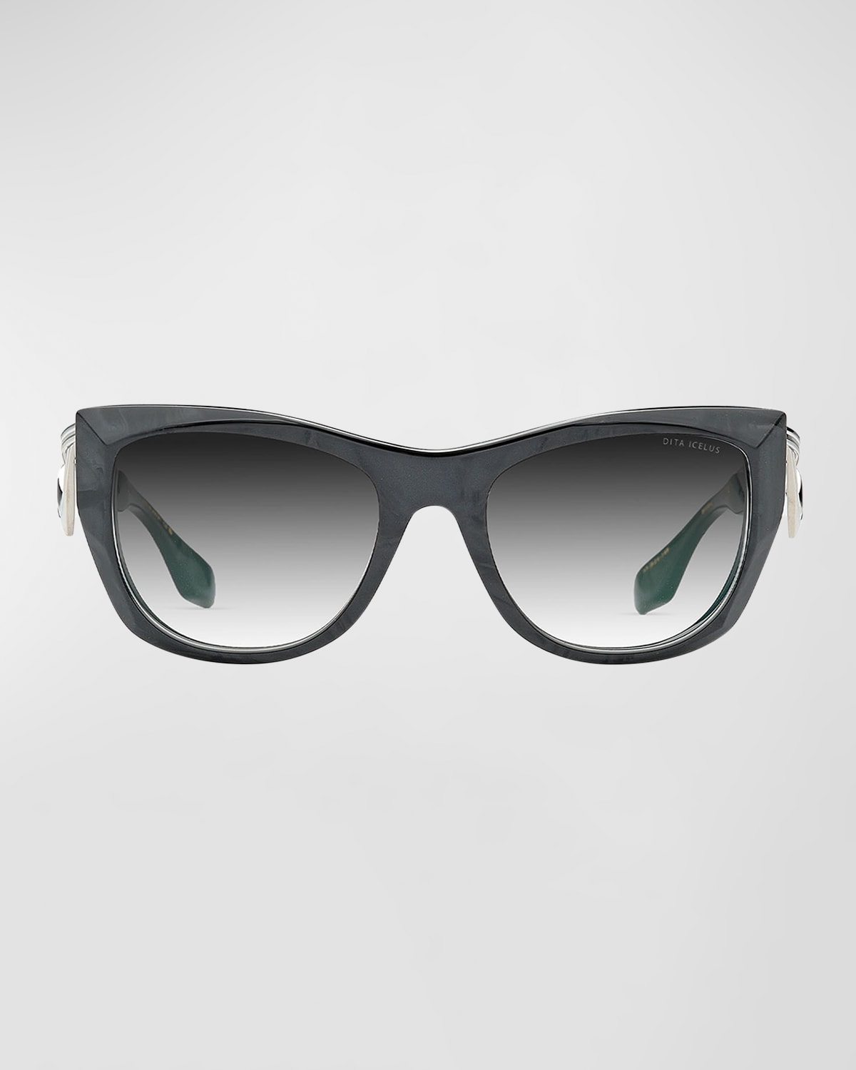 Icelus Acetate & Titanium Cat-Eye Sunglasses
