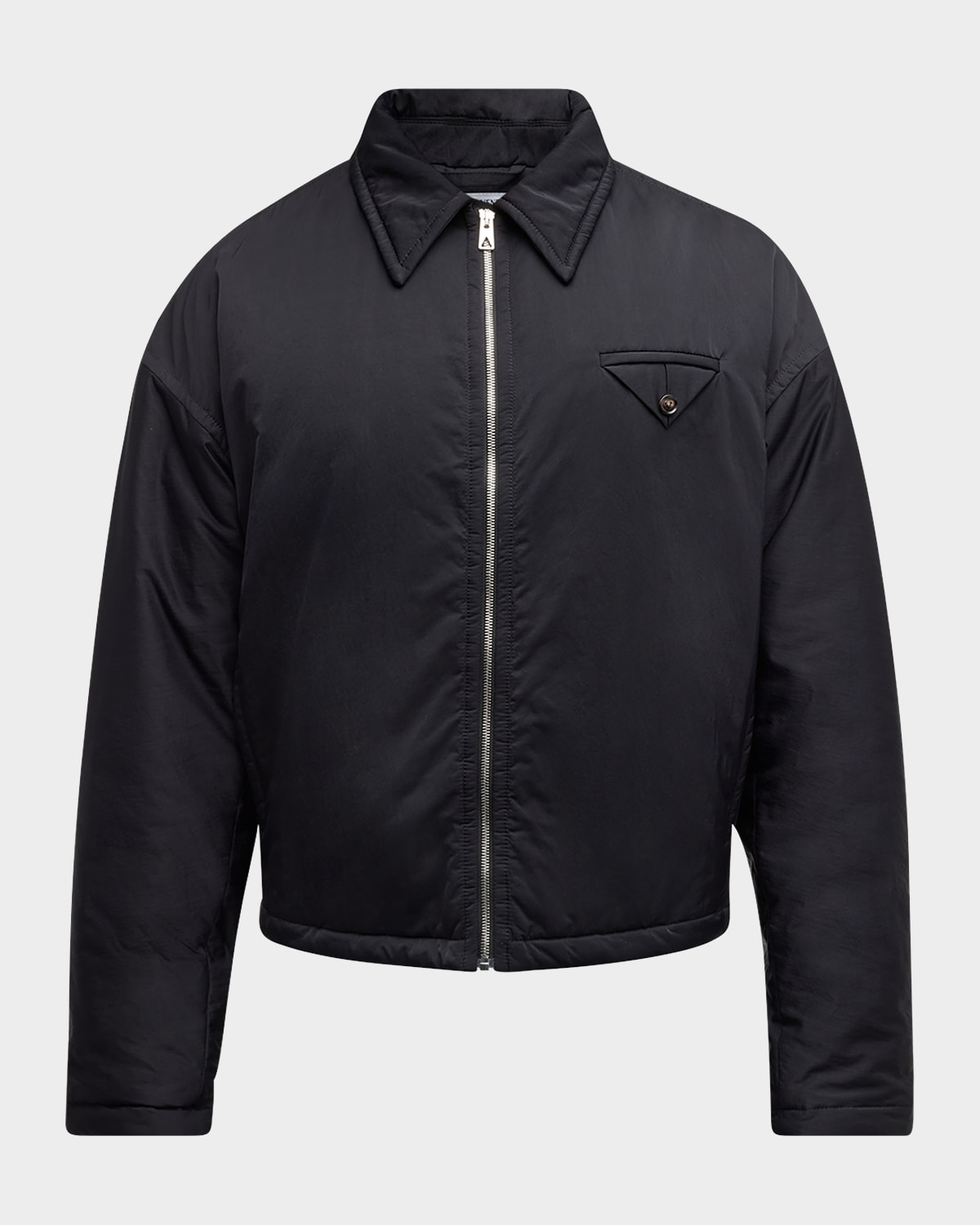 Bottega Veneta Slate Wool Jacket In Black
