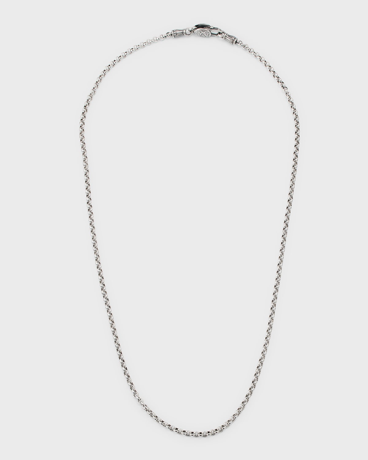 Men's Sterling Silver Rolo Chain Necklace