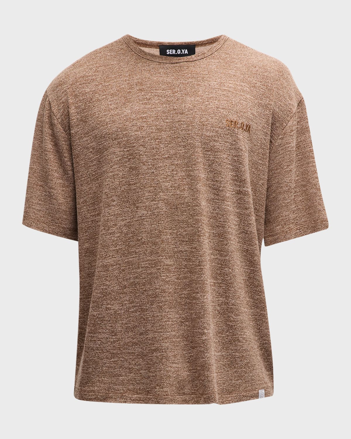 Shop Ser.o.ya Men's Wade Heathered T-shirt In Tan