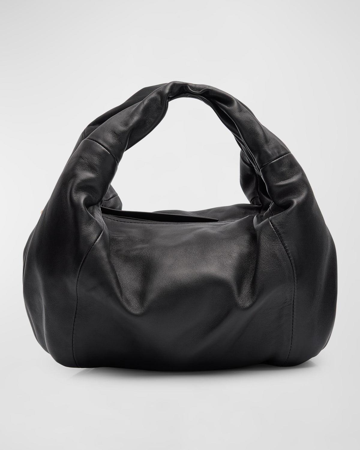 Twister Leather Top-Handle Bag