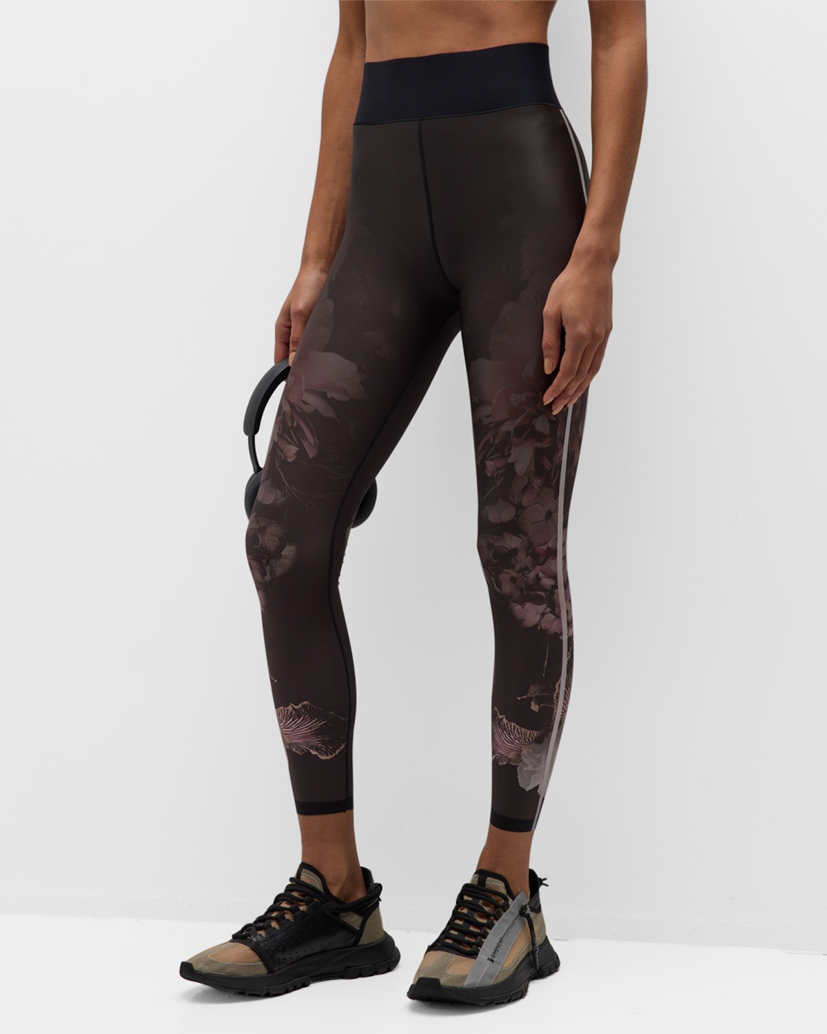 Ultracor Flores Easy Ultra High-rise Leggings In Stone Taupe Rose