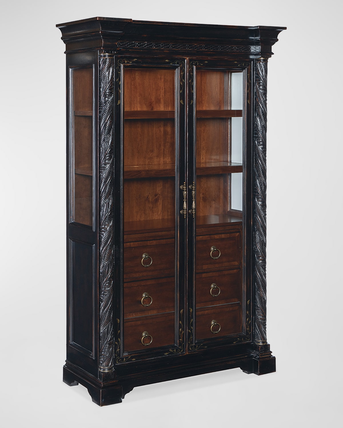 Shop Hooker Furniture Charleston Cabinet In Black Cherry