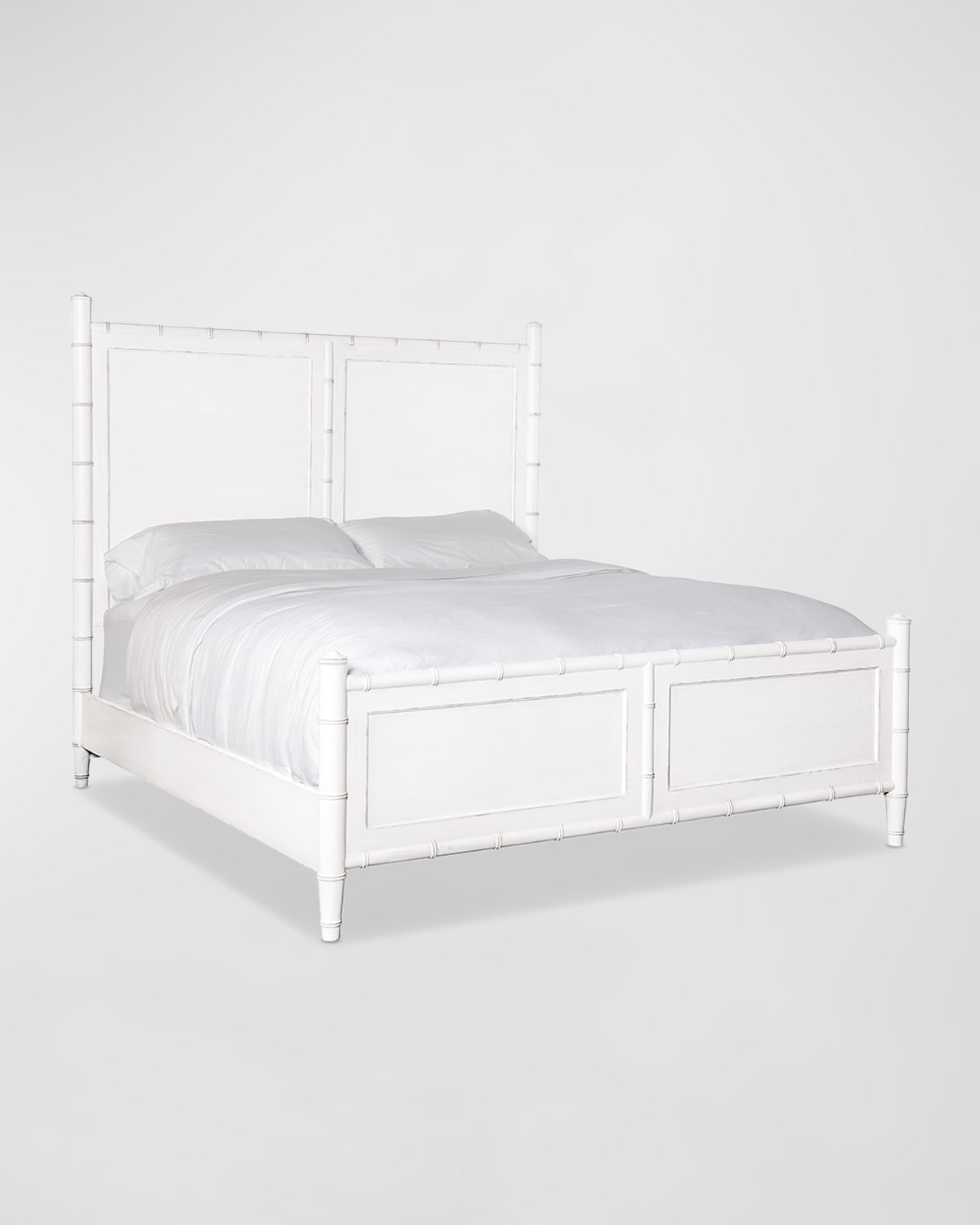 Hooker Furniture Charleston King Panel Bed In White Heron