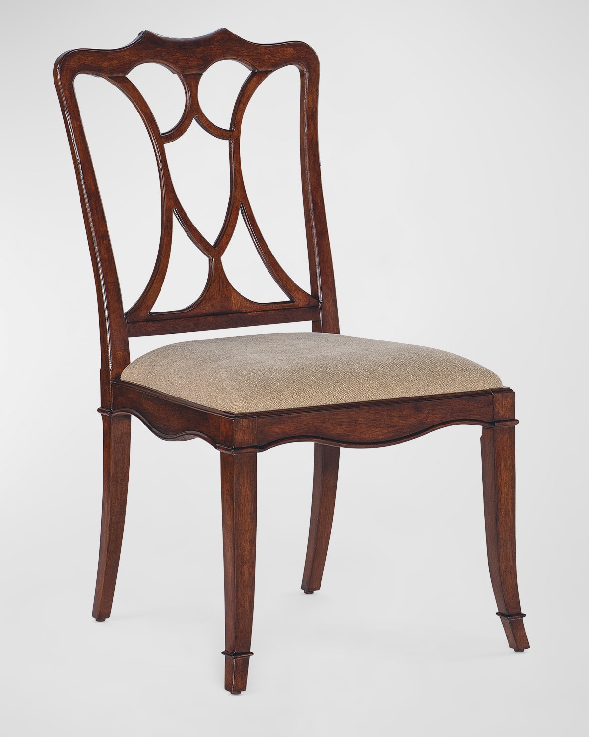 Hooker Furniture Charleston Upholstered Dining Side Chair In Brown