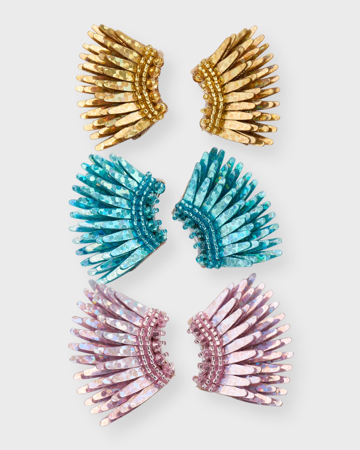 Mignonne Gavigan Micro Madeline Earring Gift Set In Goldglitter