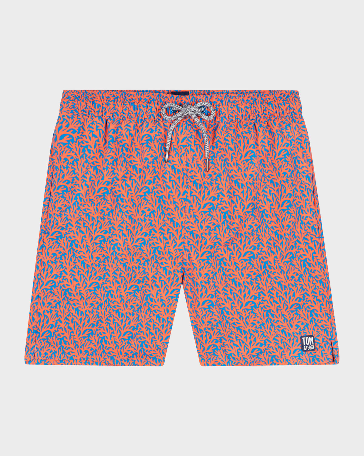 Men's Coral-Print Swim Shorts