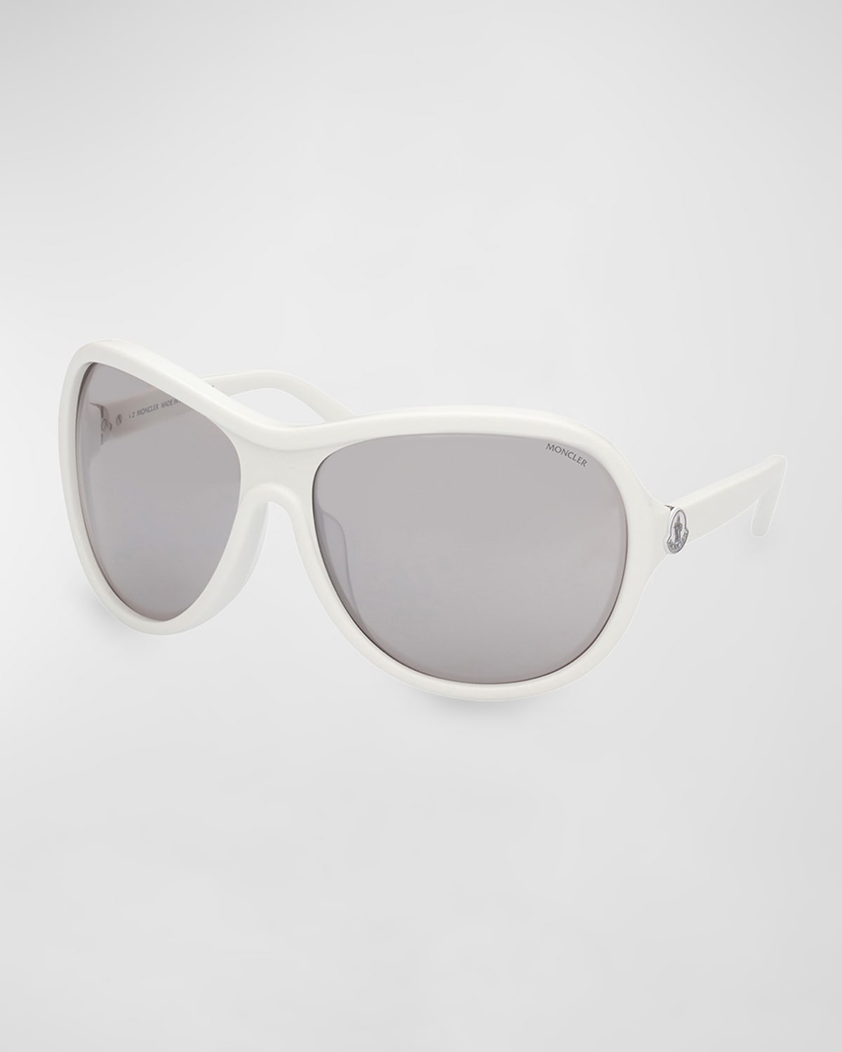 Moncler★素敵！Ellesole 69MM Butterfly Sunglasses Moncler Women's Ellesole 69mm Butterfly Sunglasses In White