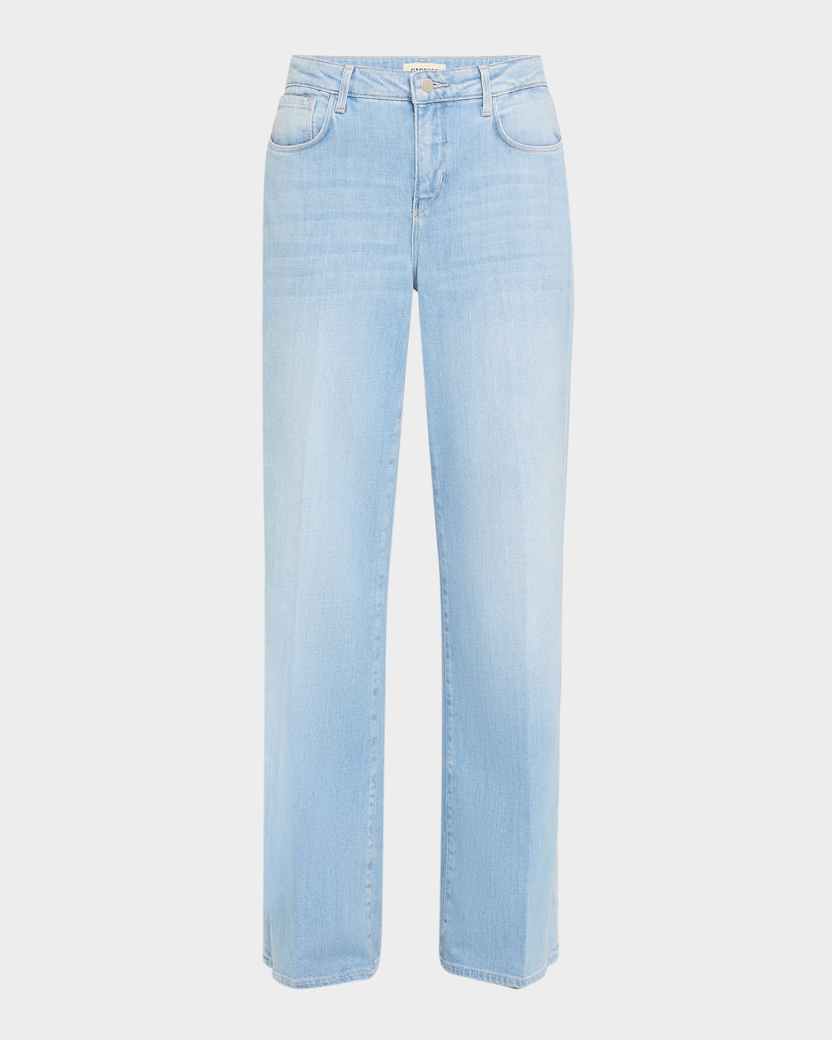 L'agence Alicent High-rise Sneaker Jeans In Blue
