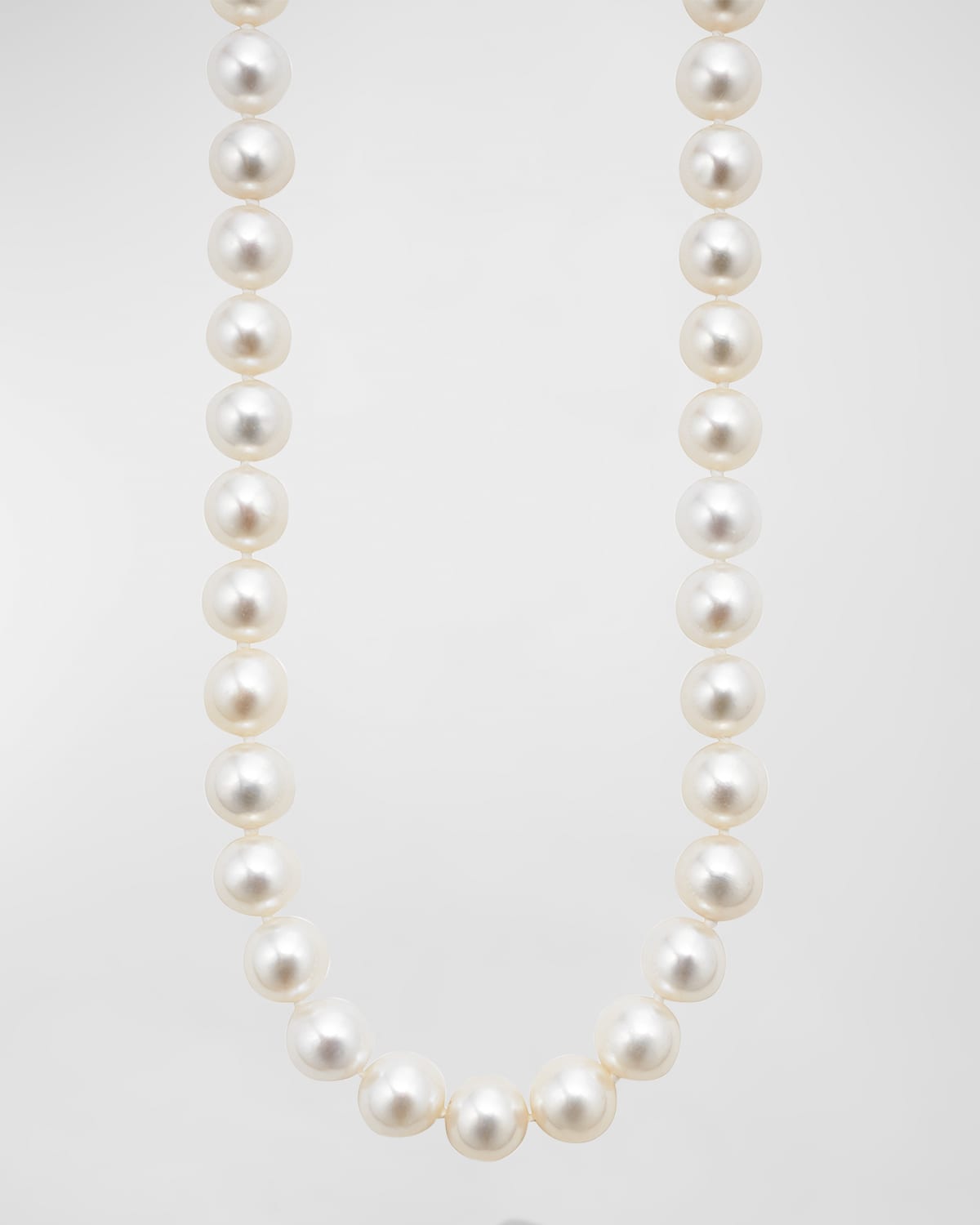 Lagos Luna Freshwater Pearl Necklace In Silver