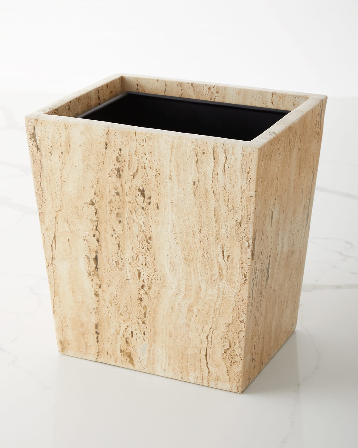 Pigeon and Poodle Bowen Rectangle Wastebasket, Natural