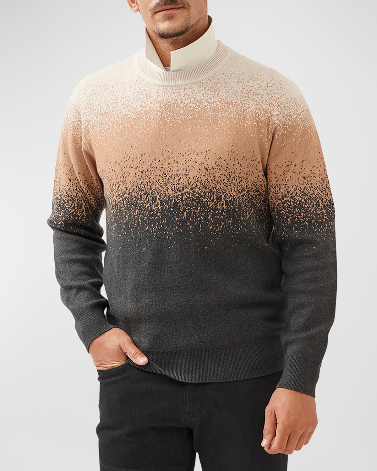 Men's Claver Hill Ombre Knit Crewneck Sweater