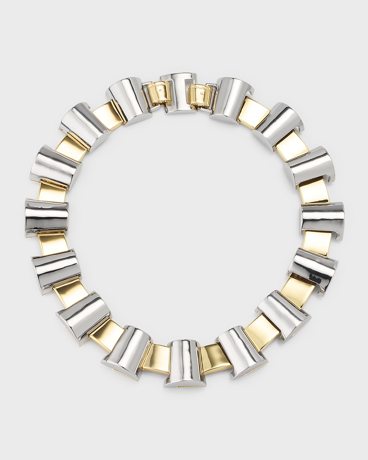 Demarson Lou Two-tone Necklace In Metallic