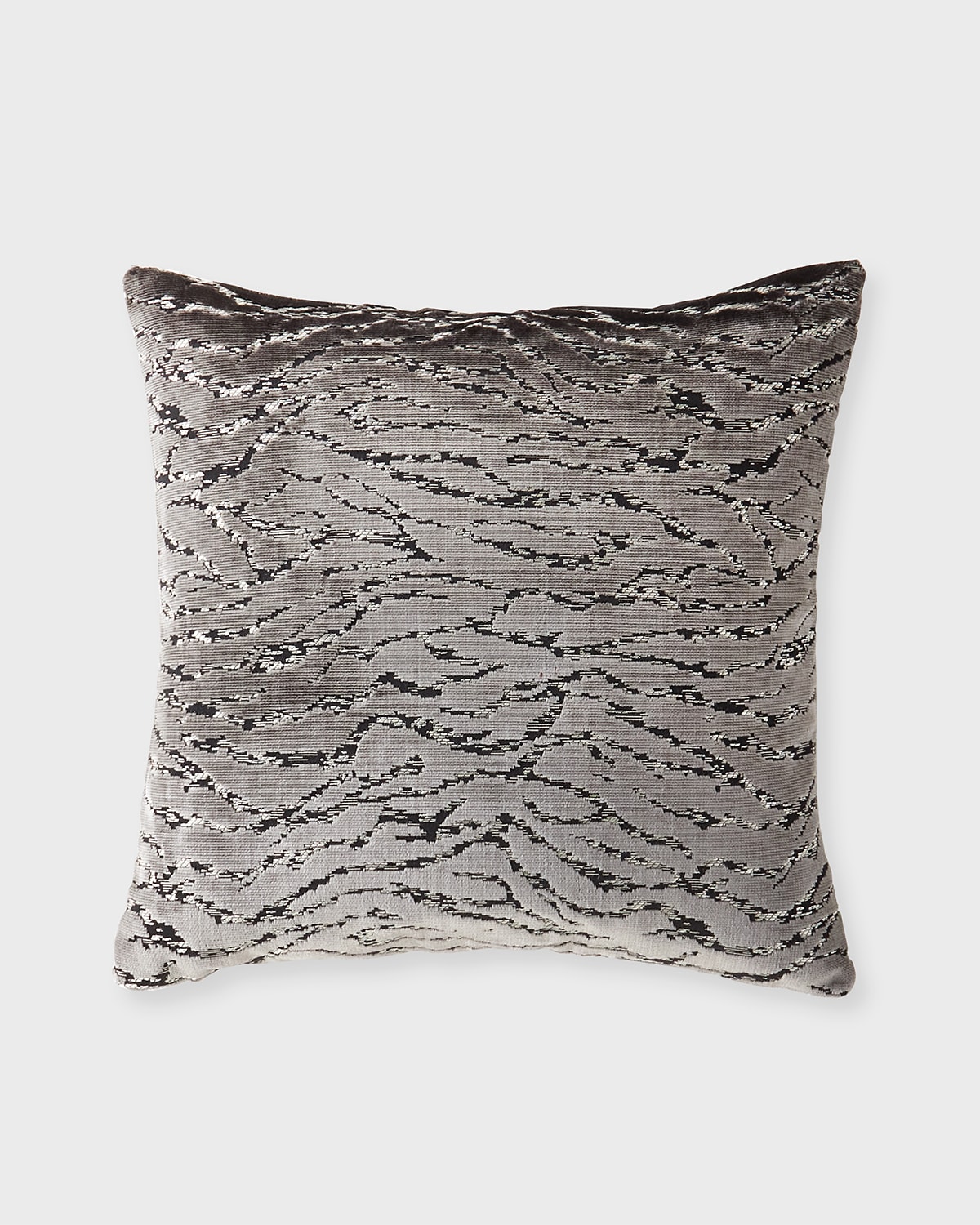 Olivia Quido Safari Pillow, 20" Square In Gray