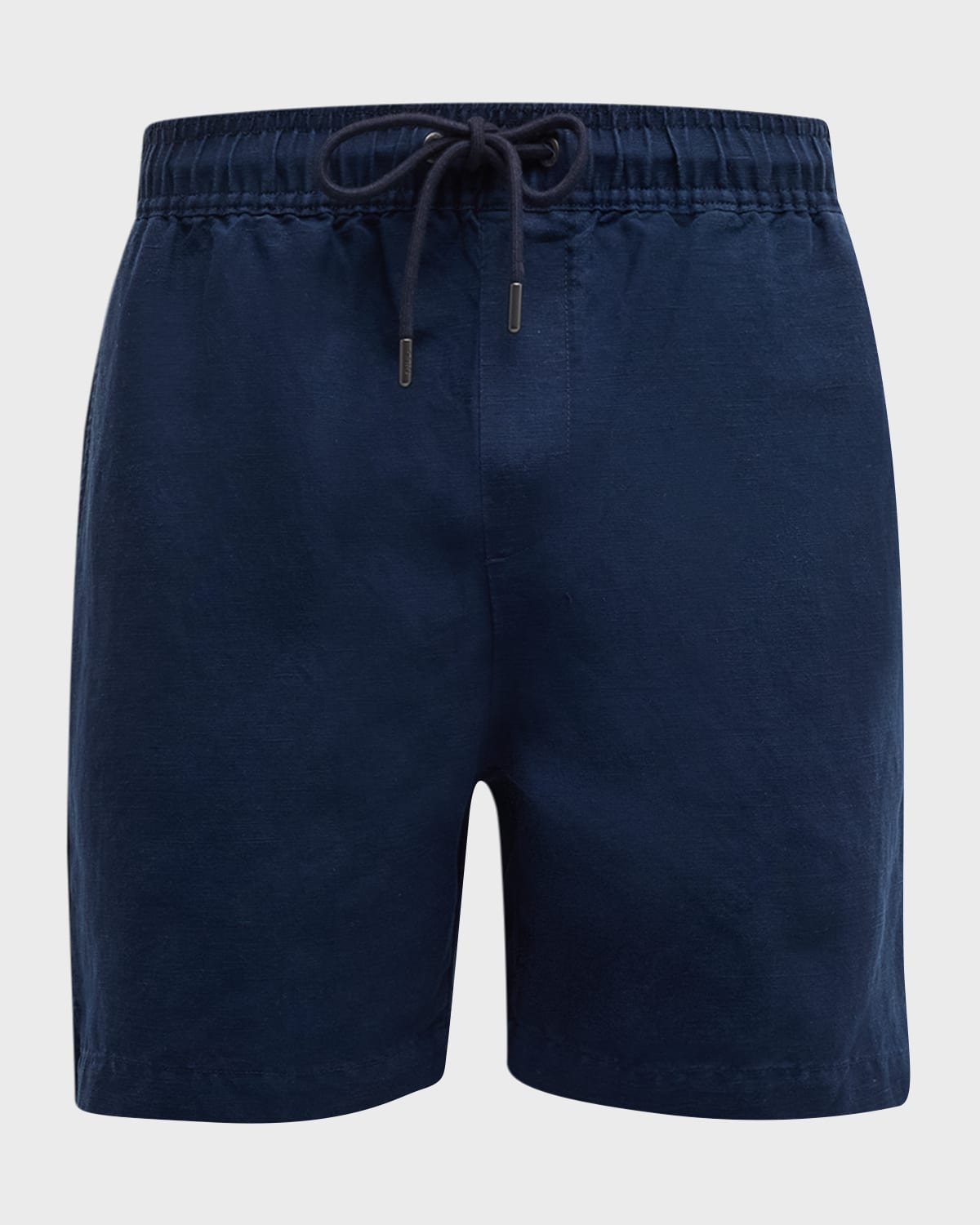 Shop Onia Men's Air Linen Pull-on Shorts In Deep Navy