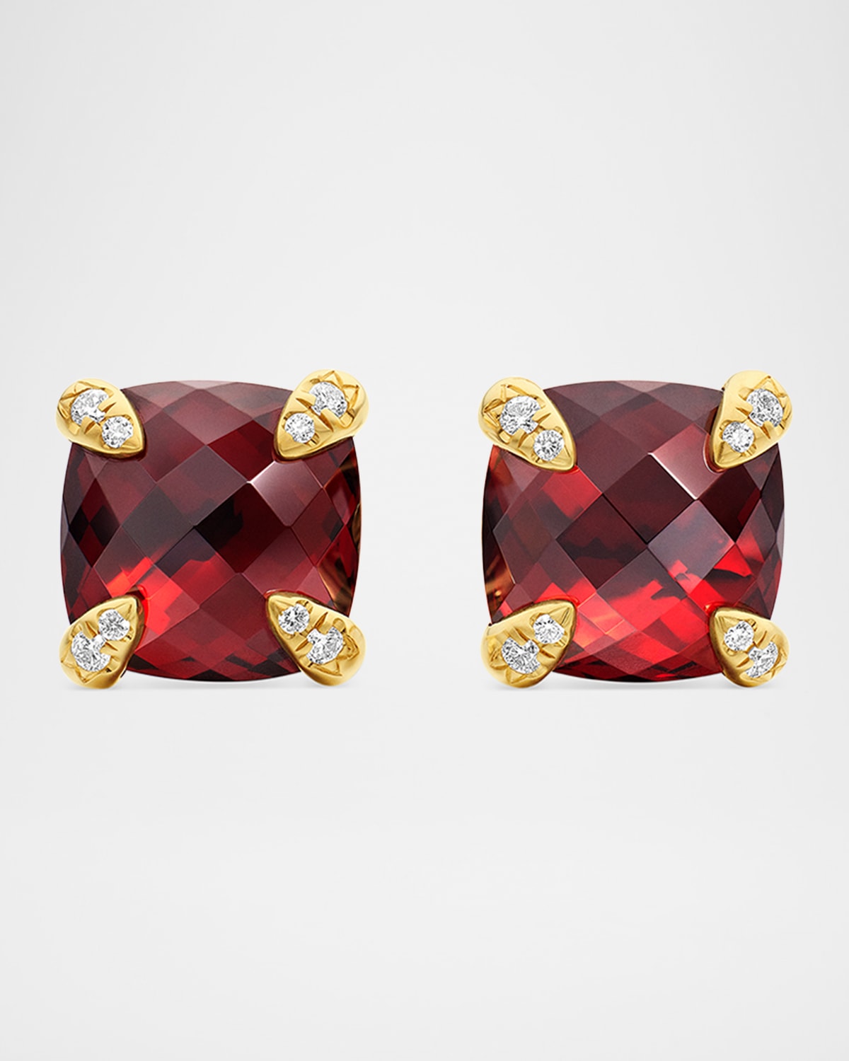Chatelaine Gemstone and Diamond Earrings, 8.5mm