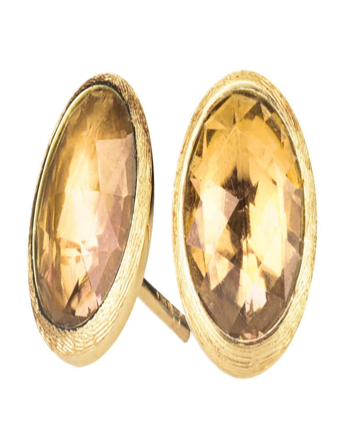 Marco Bicego Jaipur Amethyst Stud Earrings In Gold