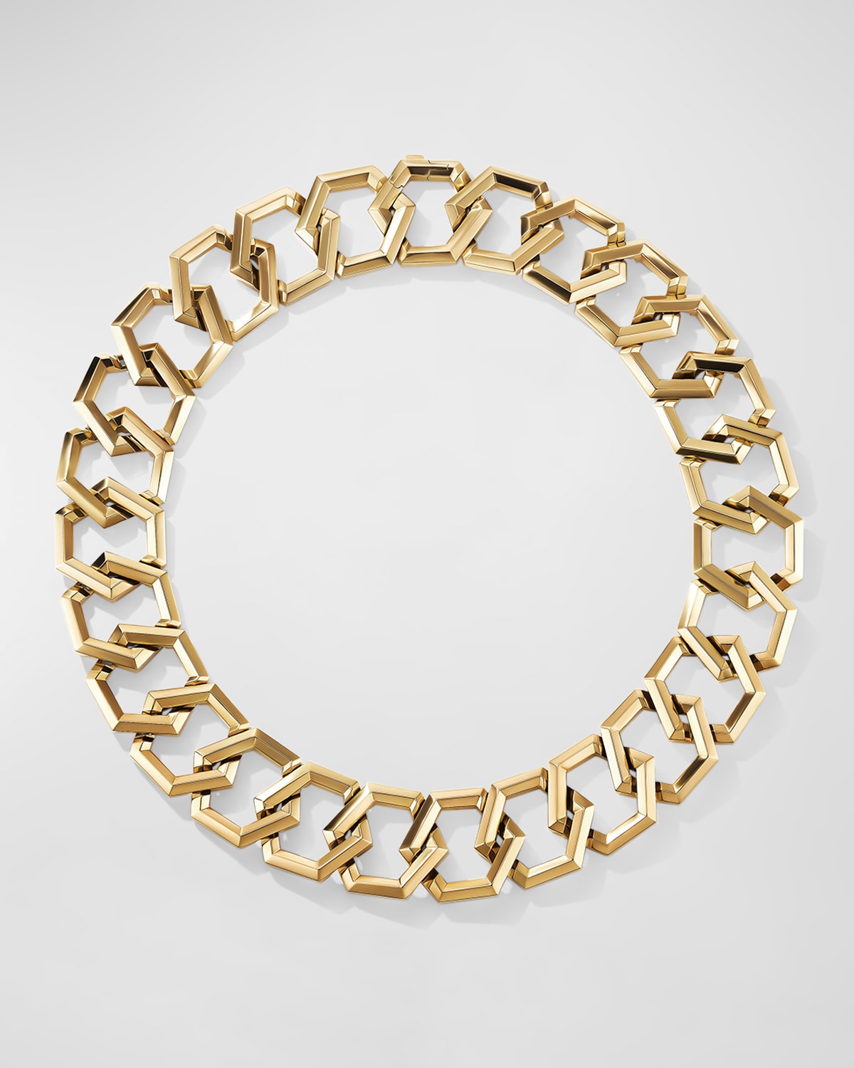 Madison Thin Chain Link Necklace in 18K Gold, 3mm, 36"L
