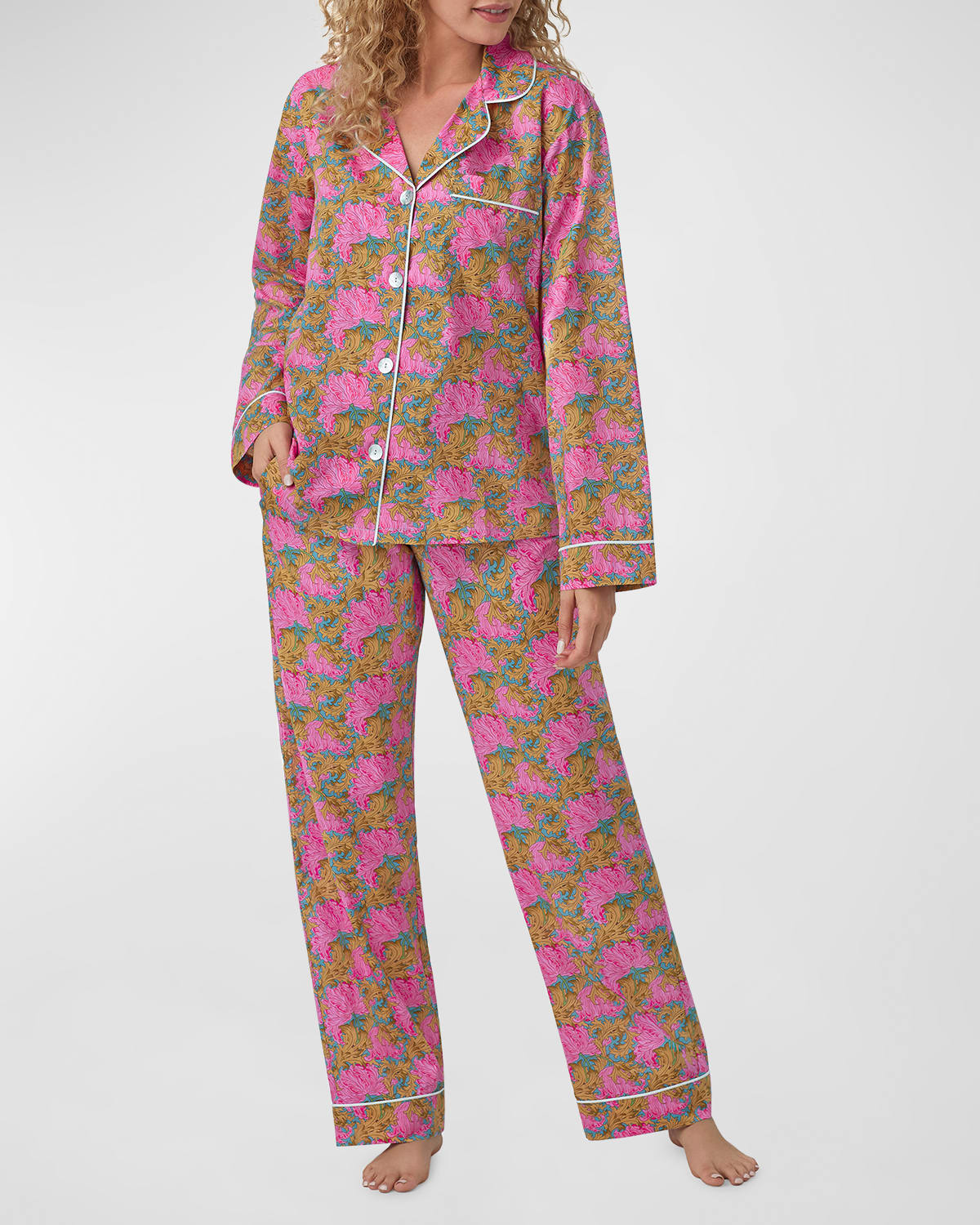 Shop Bedhead Pajamas X Liberty Of London Fabrics Printed Pajama Set In Lauras Reverie