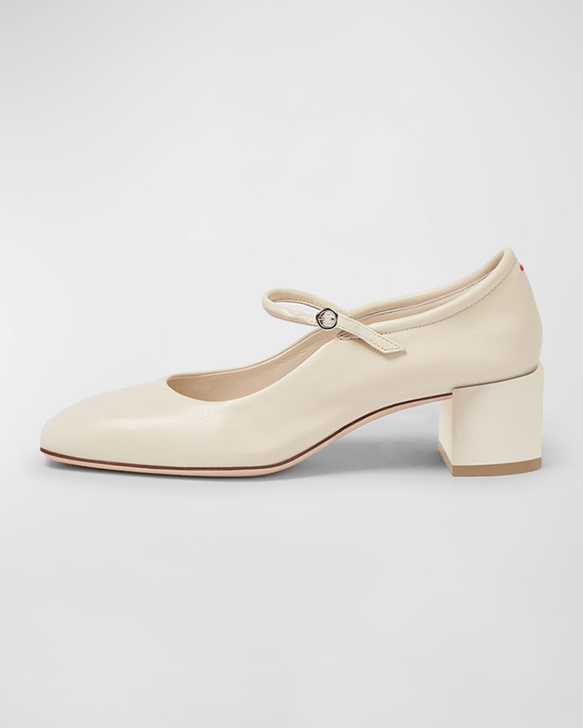 Aeyde Women's Aline Square Toe Mary Jane Pumps In Creamy