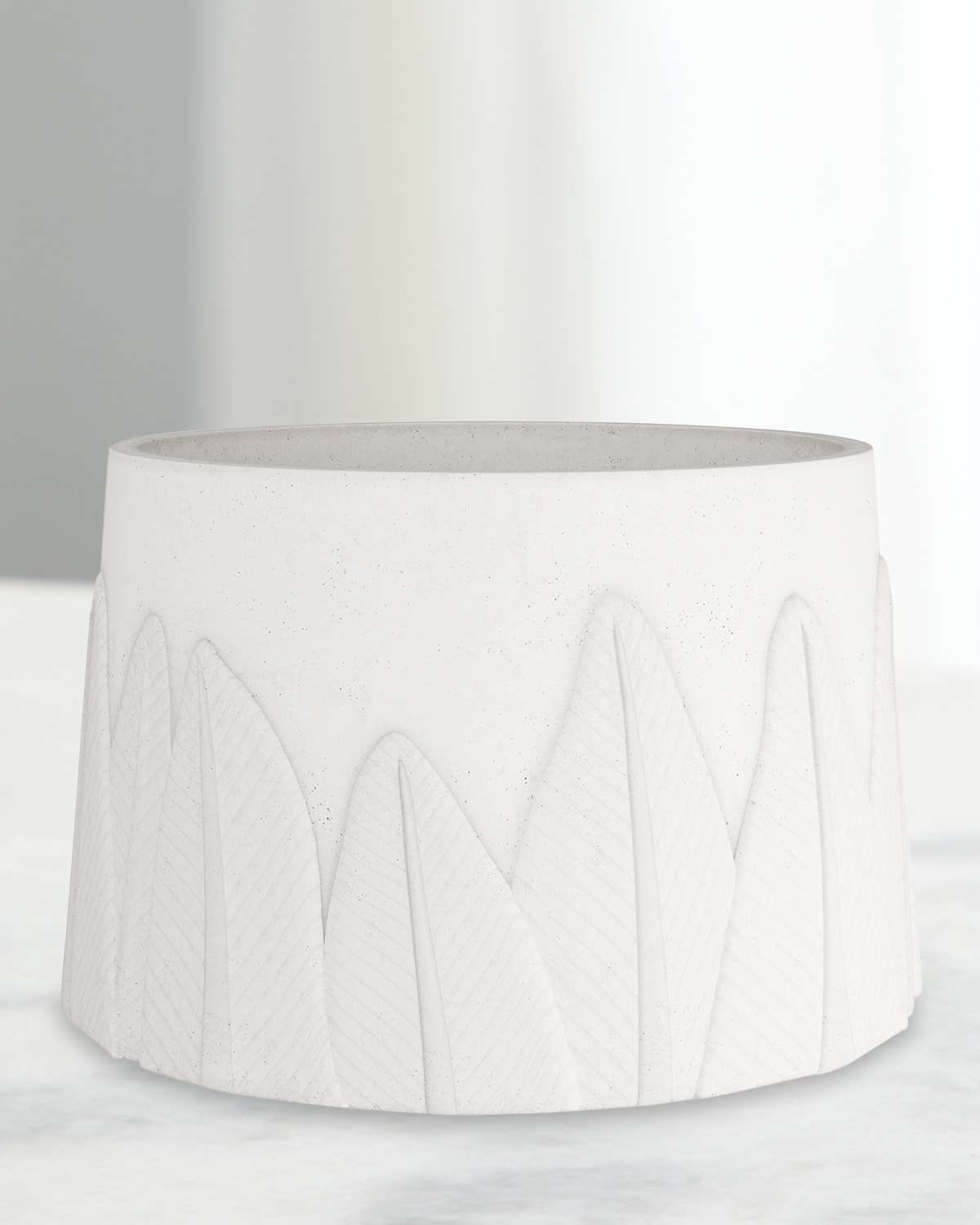Arteriors Tall Feather Centerpiece In White
